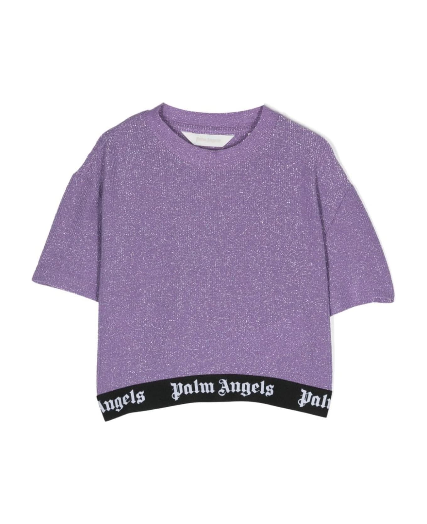 Palm Angels T-shirts And Polos Lilac - Lilac