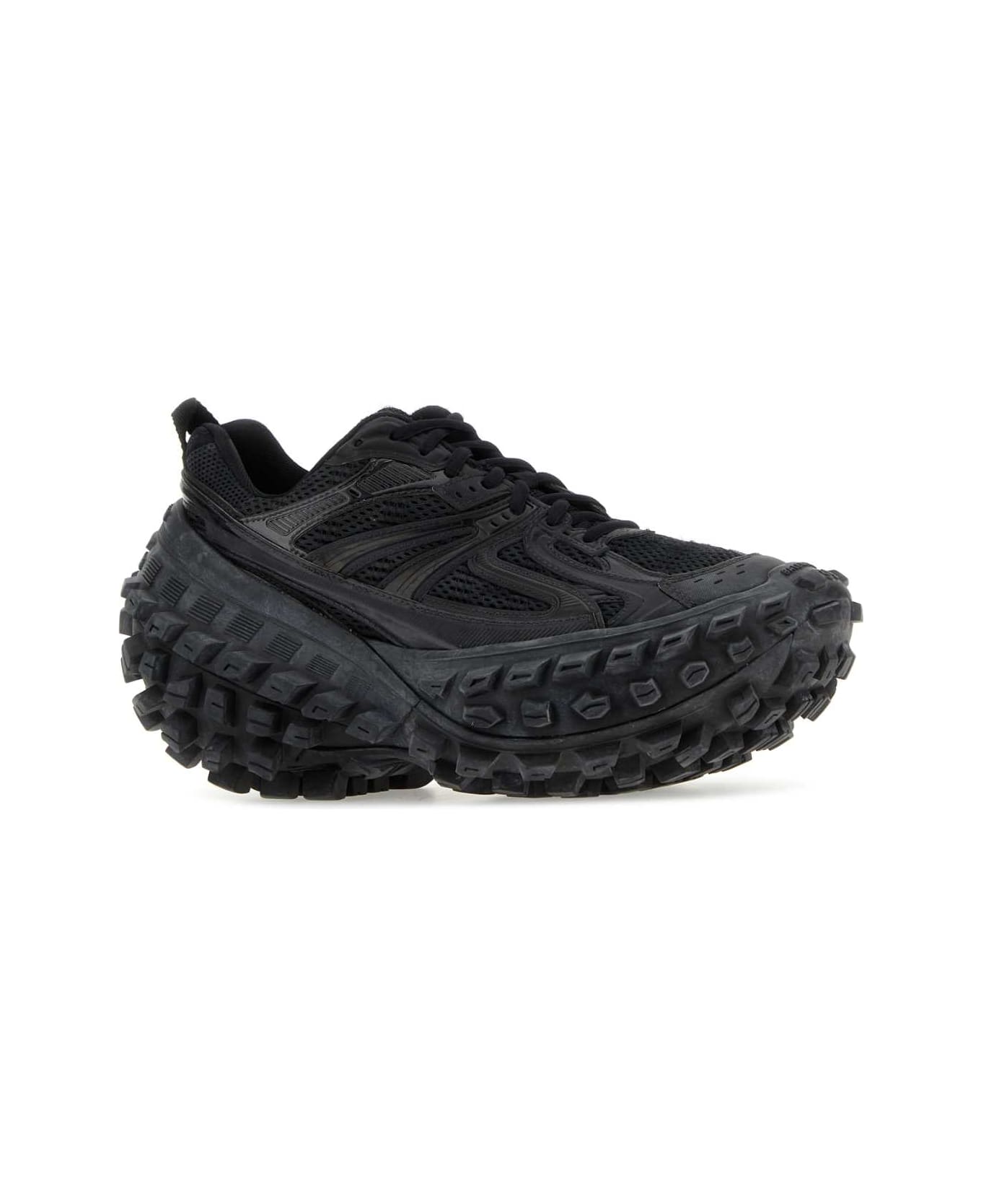 Balenciaga Black Nylon And Mesh Bouncer Sneakers - 1000