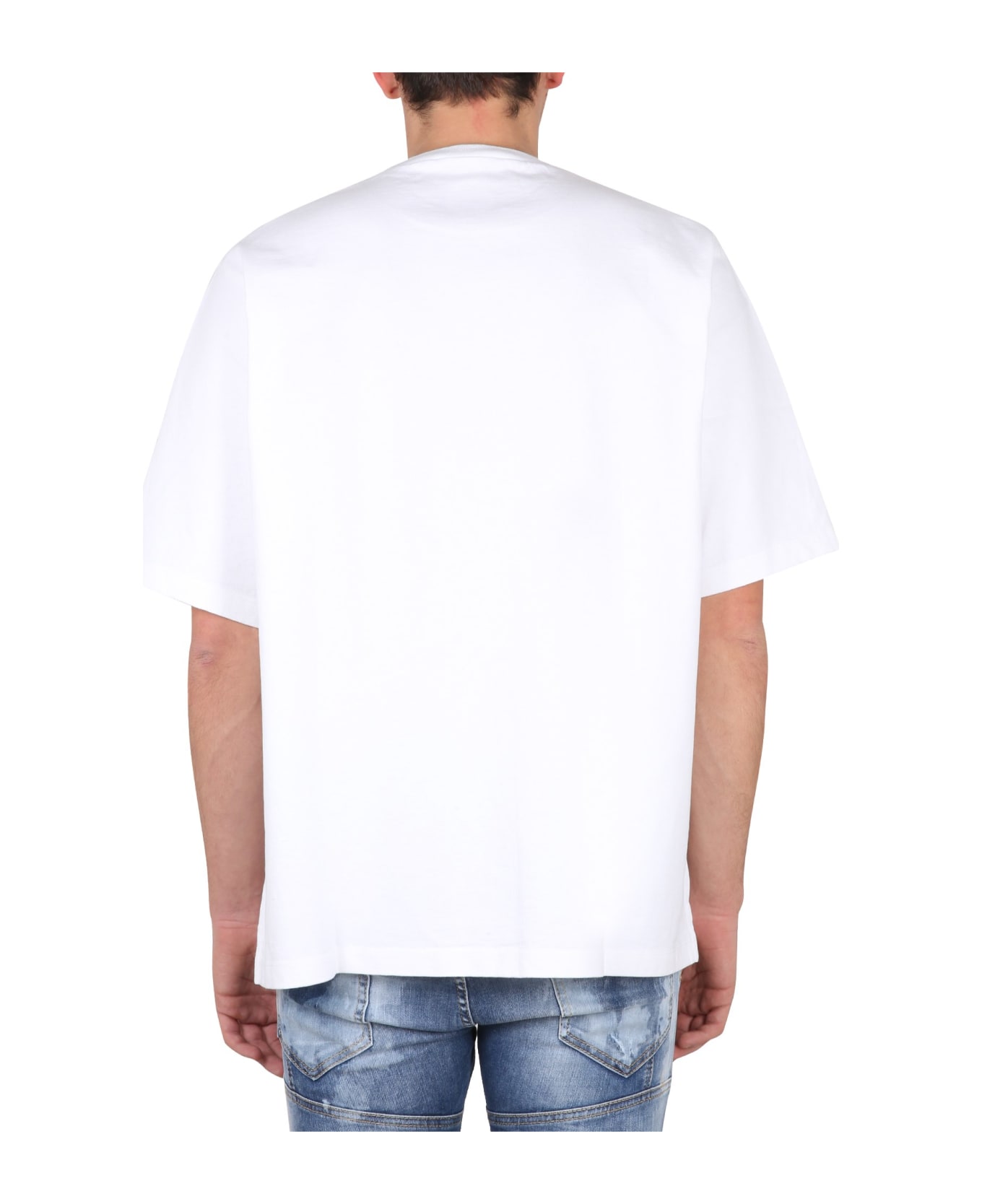 Dsquared2 Surf Board Skater T-shirt - BIANCO