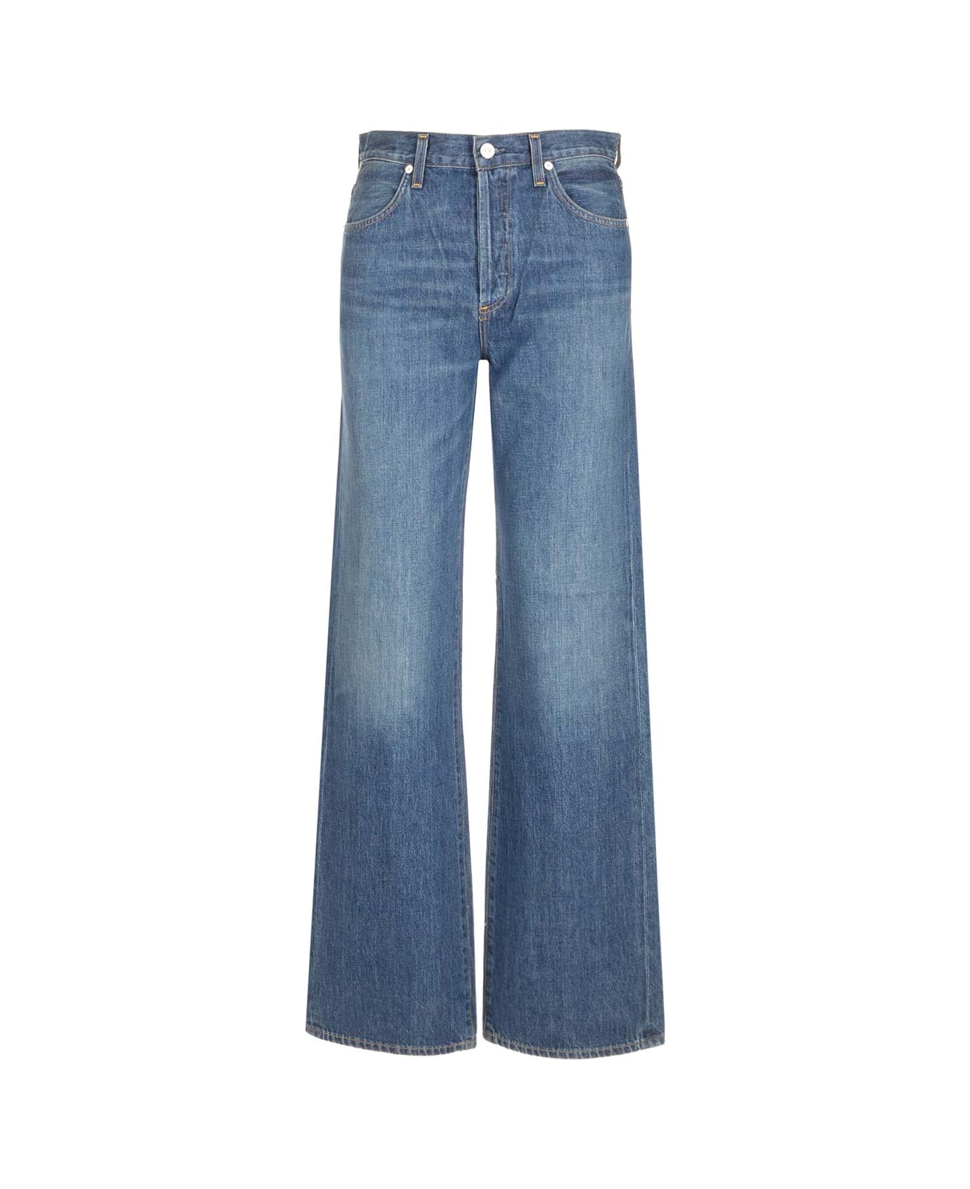 Citizens of Humanity "annina" Wide Leg Jeans - Blue