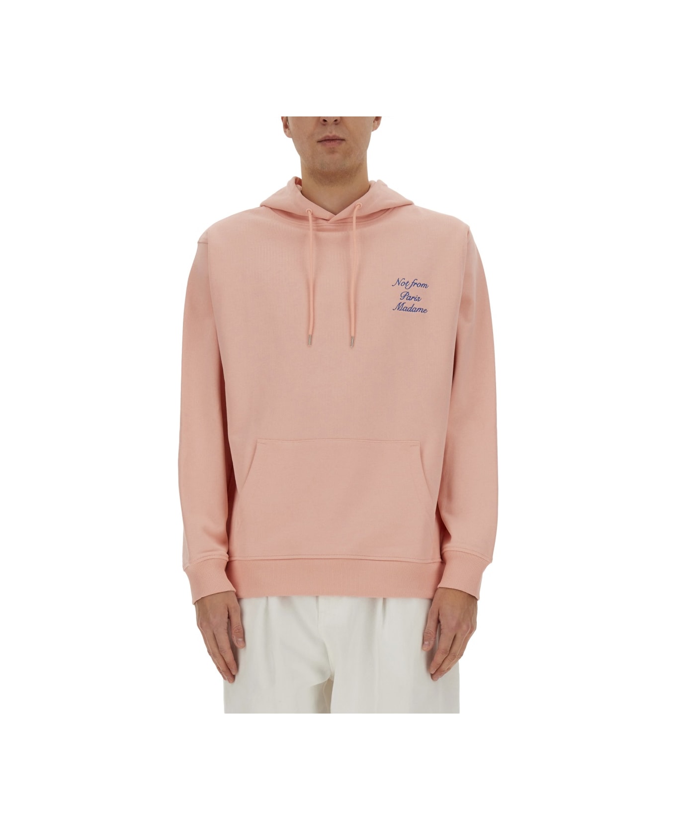 Drôle de Monsieur "slogan" Sweatshirt - PINK