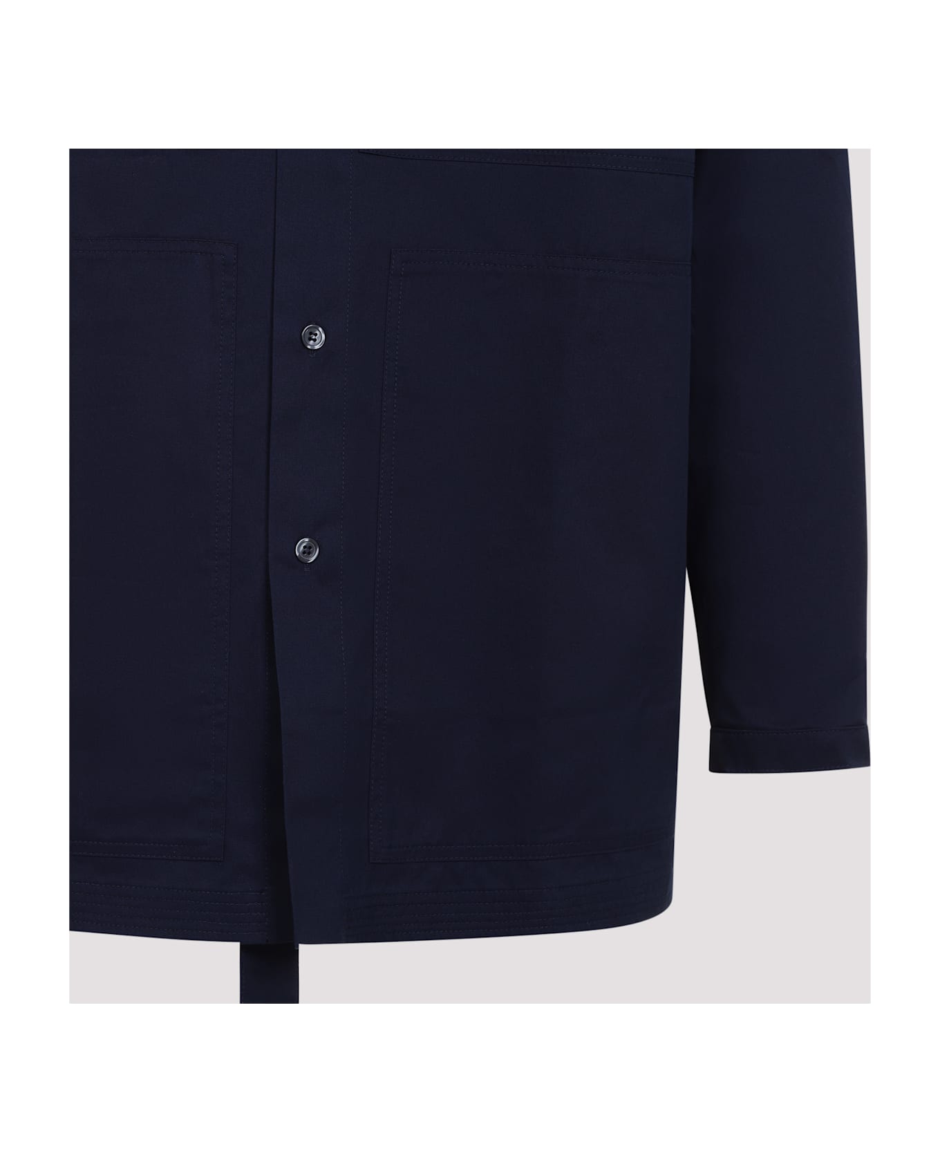 Mordecai Pocket Collar Shirt - Ink Blue