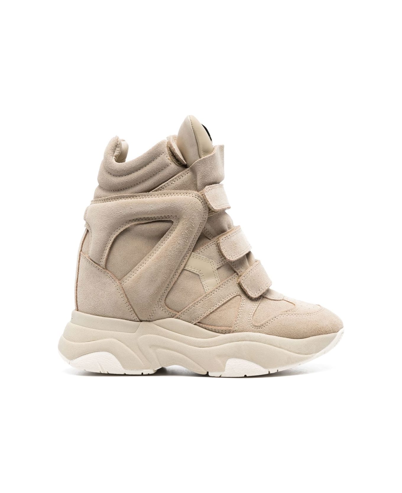 Isabel Marant Balskee Wedge Sneakers - Beige