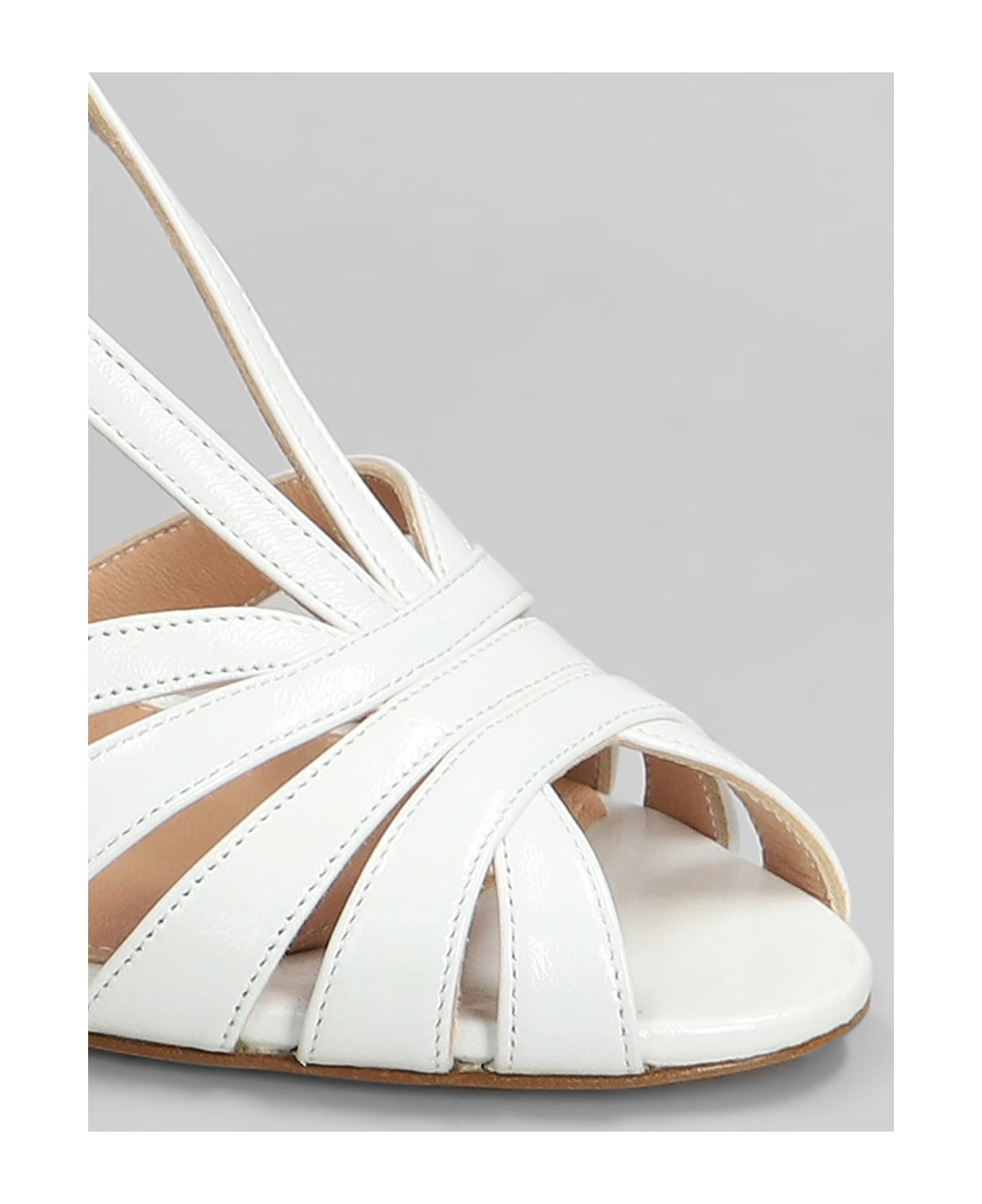 The Seller Sandals In White Leather - white