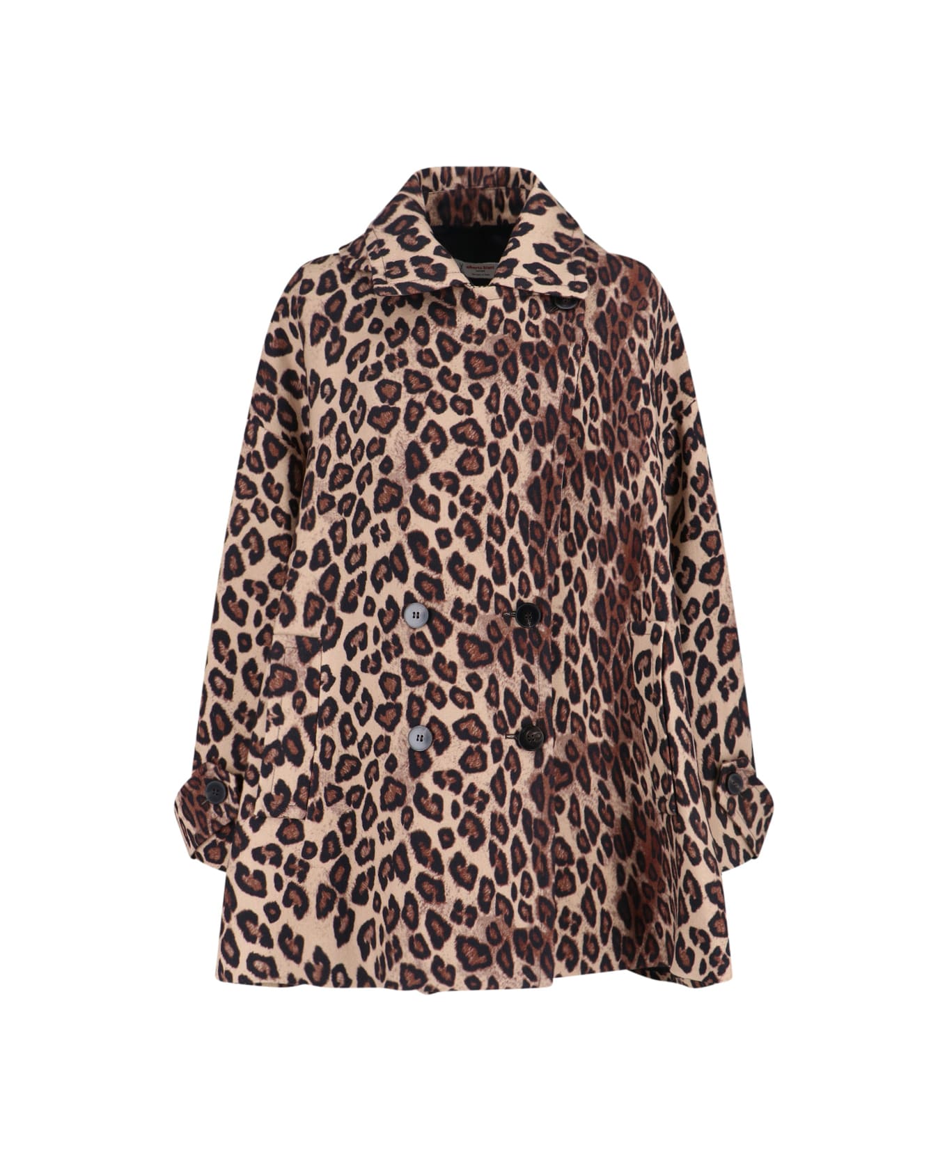 Alberto Biani Virgin Wool Coat - Brown