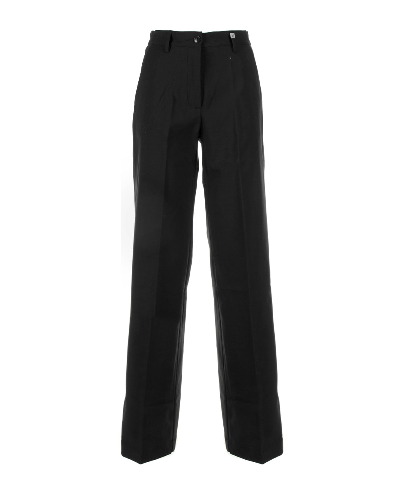 Myths Black High-waisted Trousers - NERO