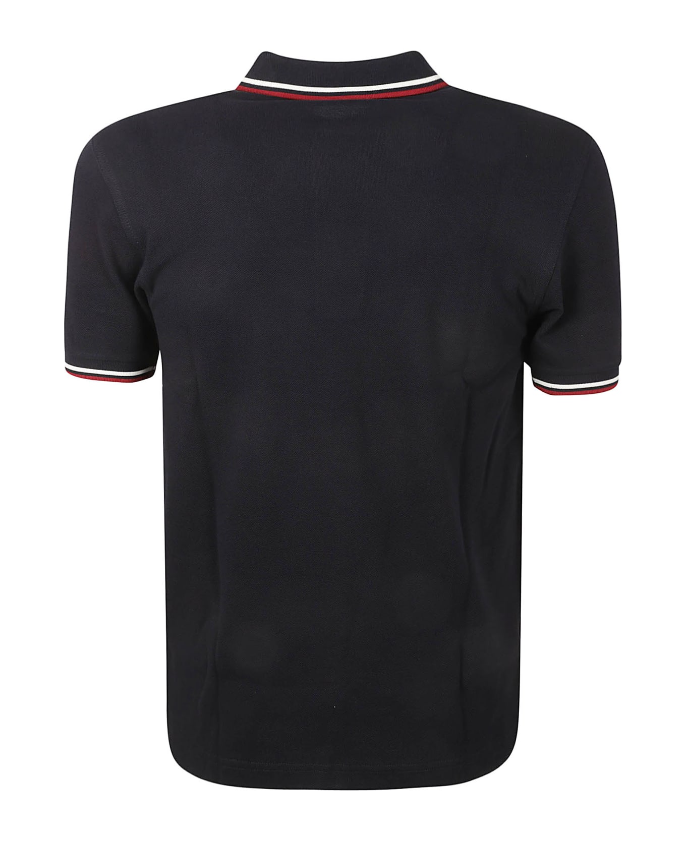 Fred Perry Twin Tipped Fred Polo Shirt - Nvy/swht/bntred
