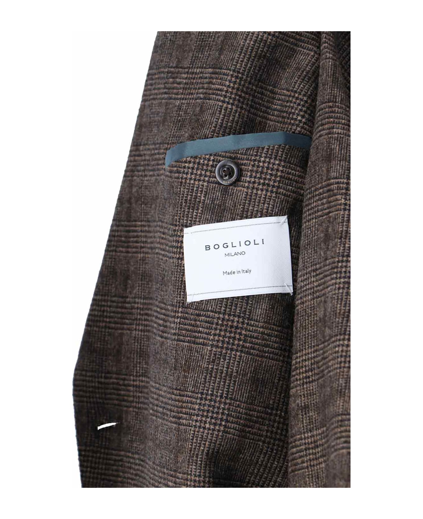 Boglioli Double-breasted Blazer - Brown