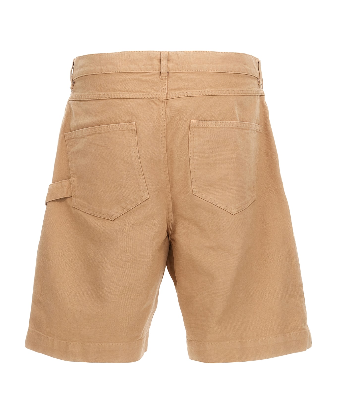 J.W. Anderson Twisted Workwear Bermuda Shorts - Beige