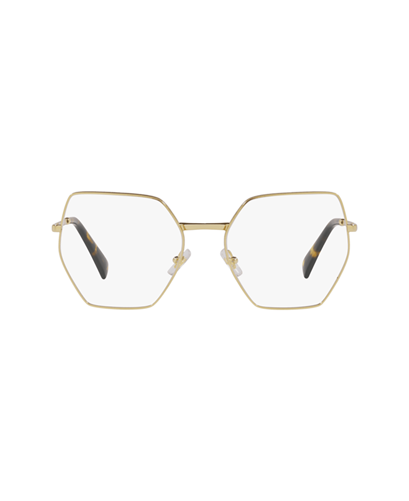 Miu Miu Eyewear Mu 50vv Gold Glasses - Gold