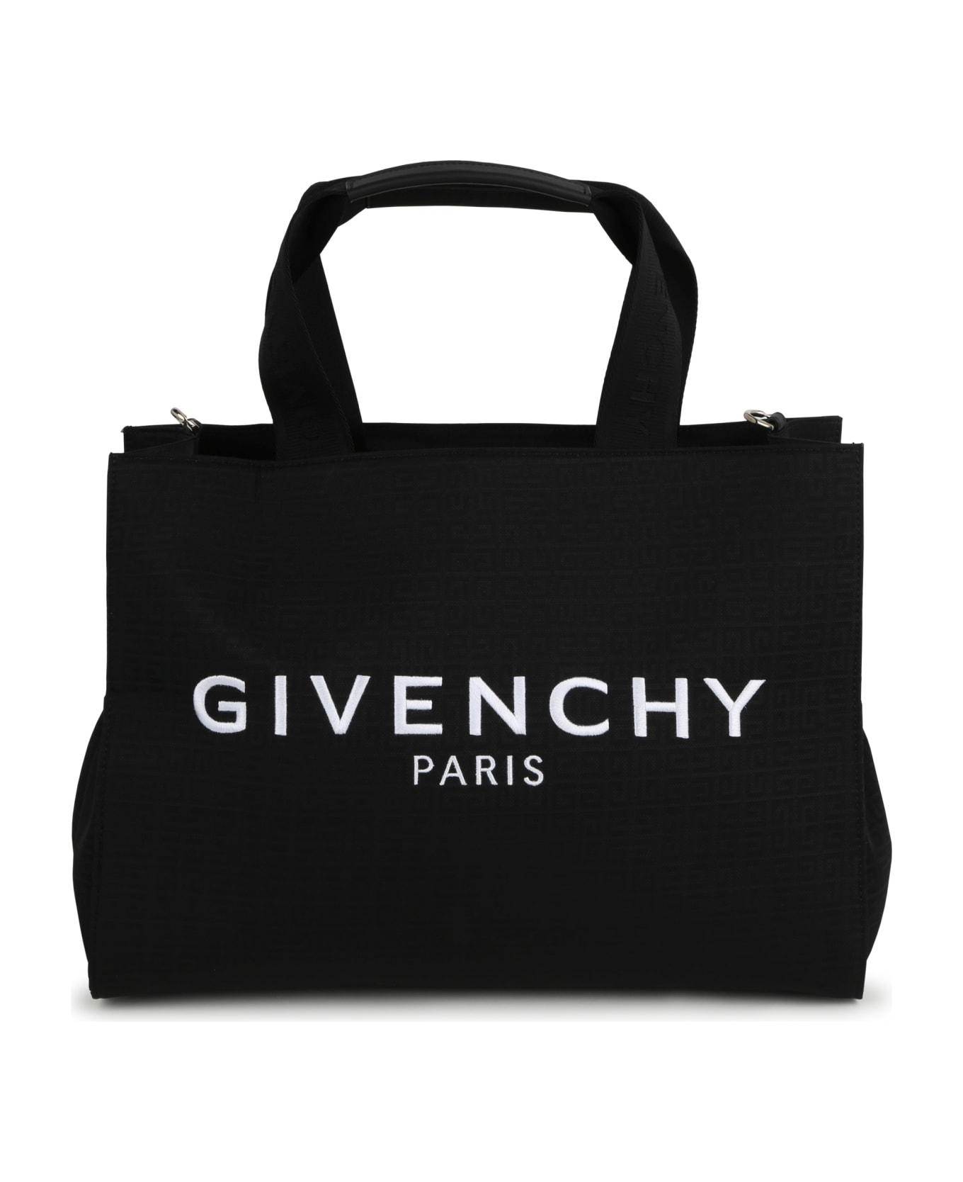 Givenchy Borsa Fasciatoio Con Ricamo 4g - Black