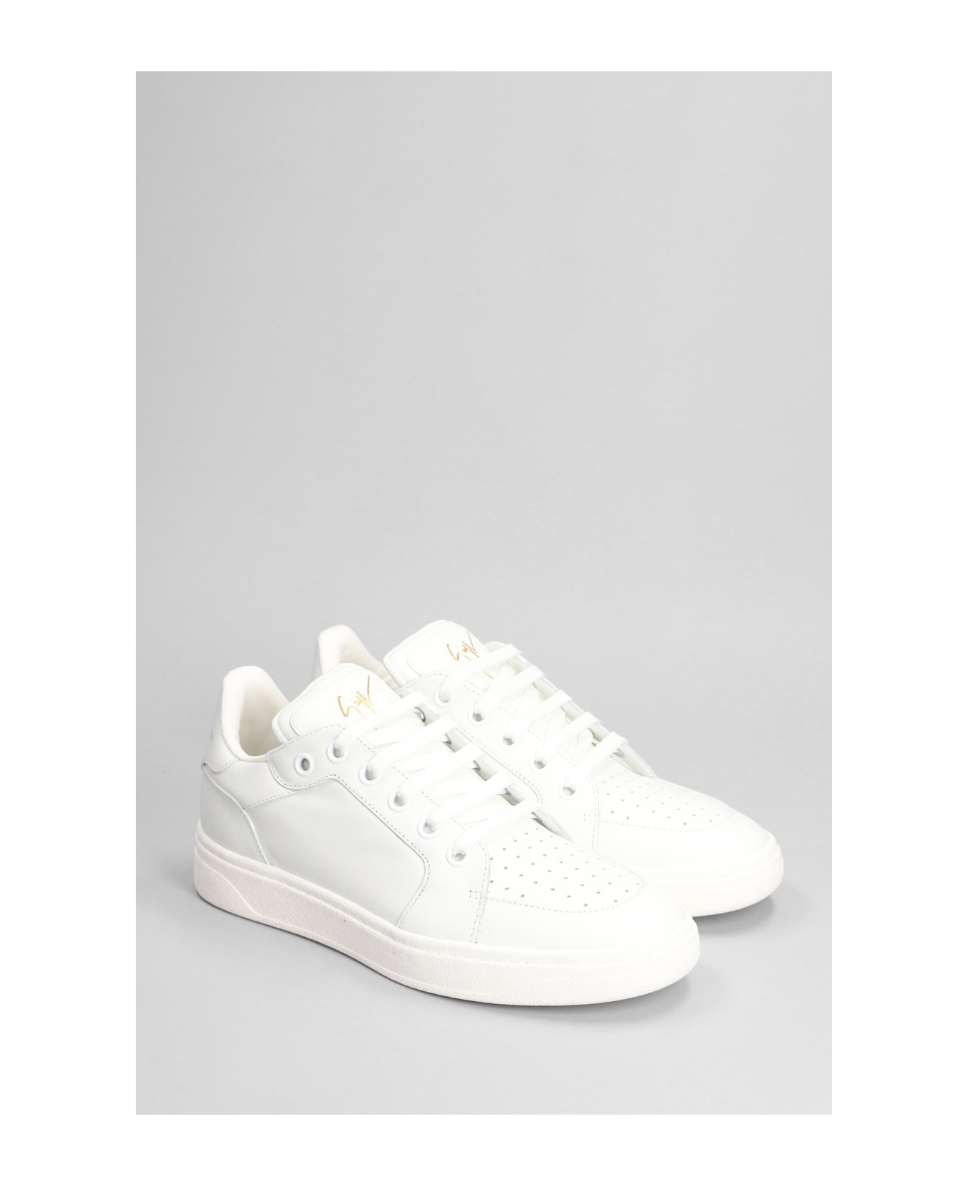 Giuseppe Zanotti Gz94 Sneakers In White Leather - white
