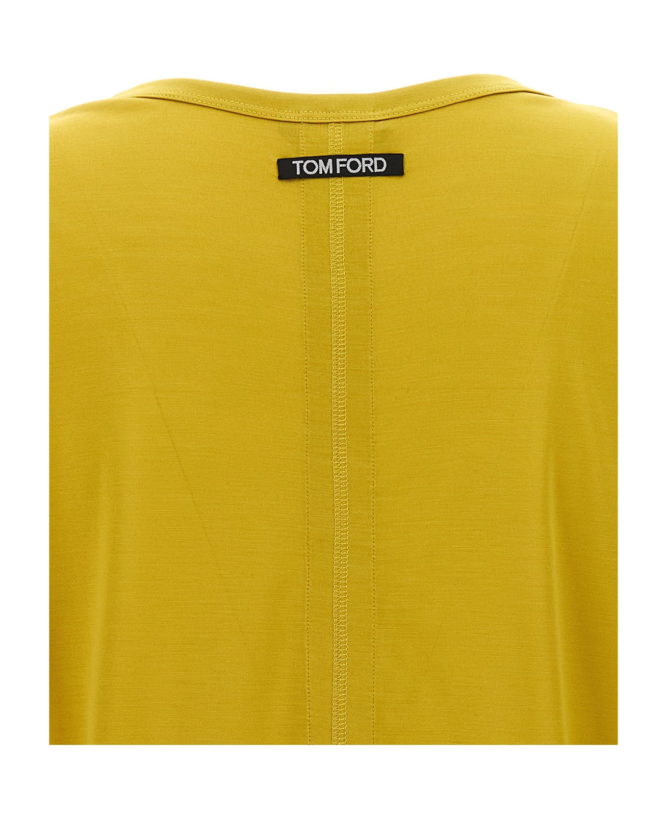 Tom Ford Silk T-shirt - Yellow