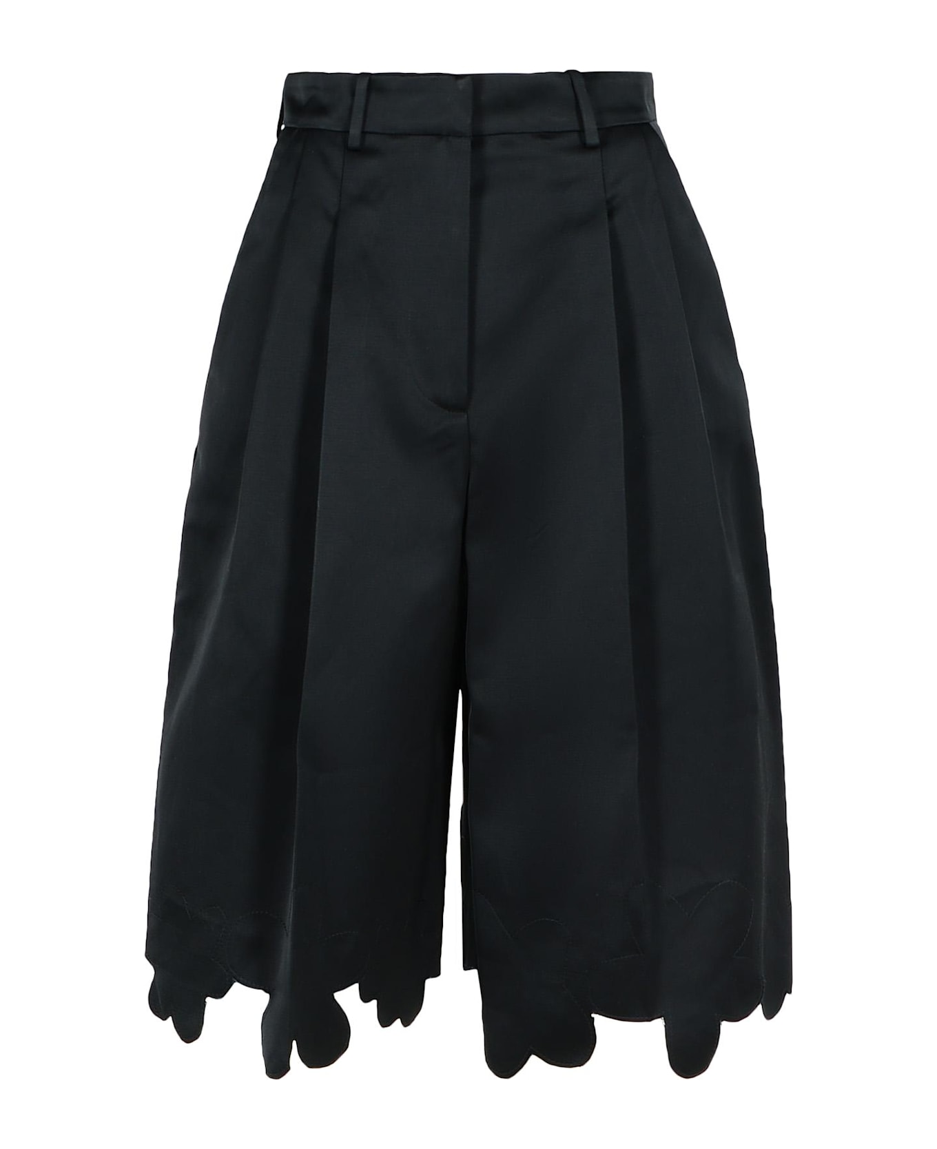 Marni Black Viscose Blend Shorts - Black