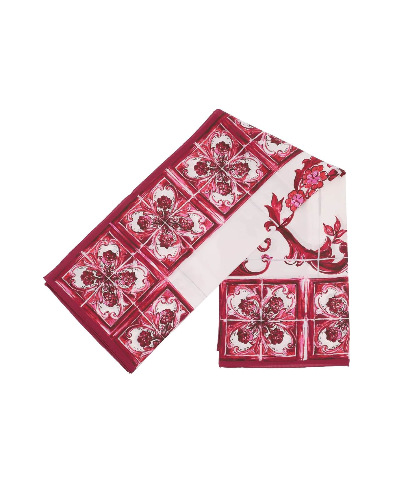 スカーフ Dolce & Gabbana 'Maiolica' print scarf (FN090RGDAOZ HP3OA) FN093RGDAOY_HA3OO_0.jpg?sw=740