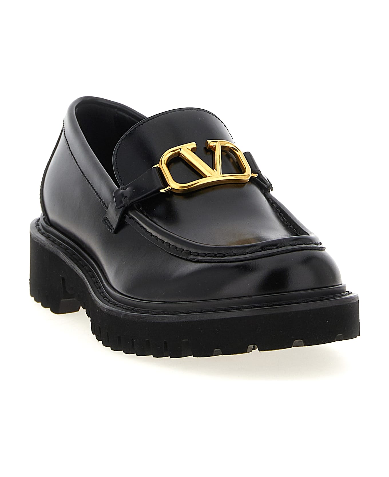 Valentino Garavani 'vlogo Signature' Loafers - Black  