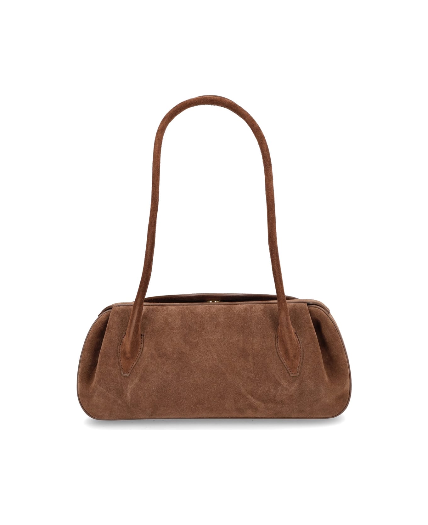 YUZEFI Oyster" Bag Small - BROWN