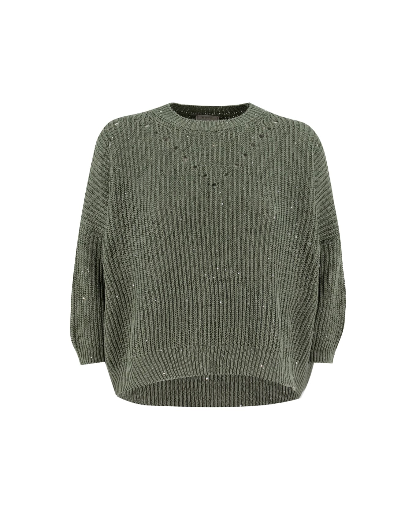 Peserico Sweater - VERDE LAGUNA ニットウェア