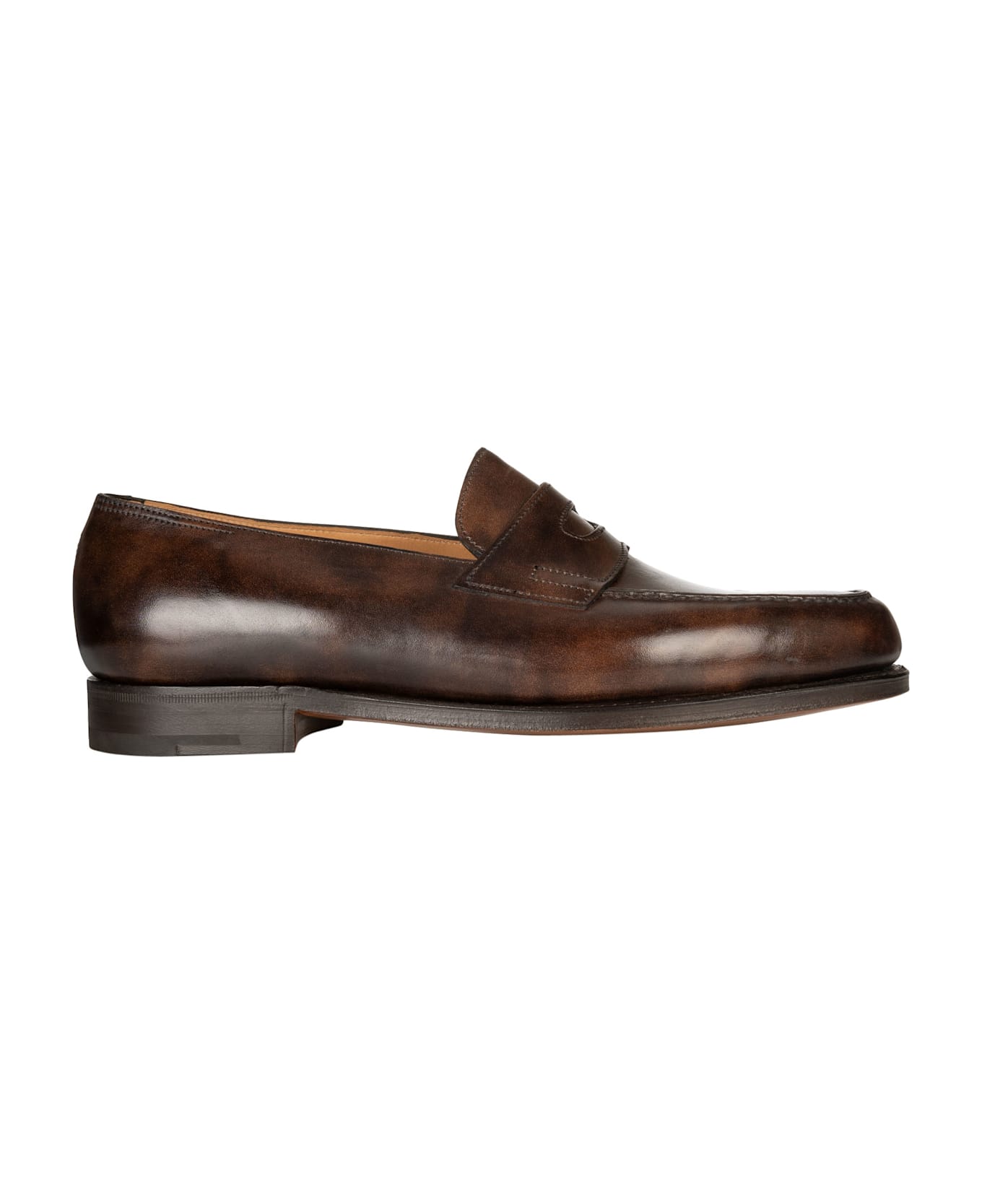John Lobb Lopez Museum Loafers - Dark Brown