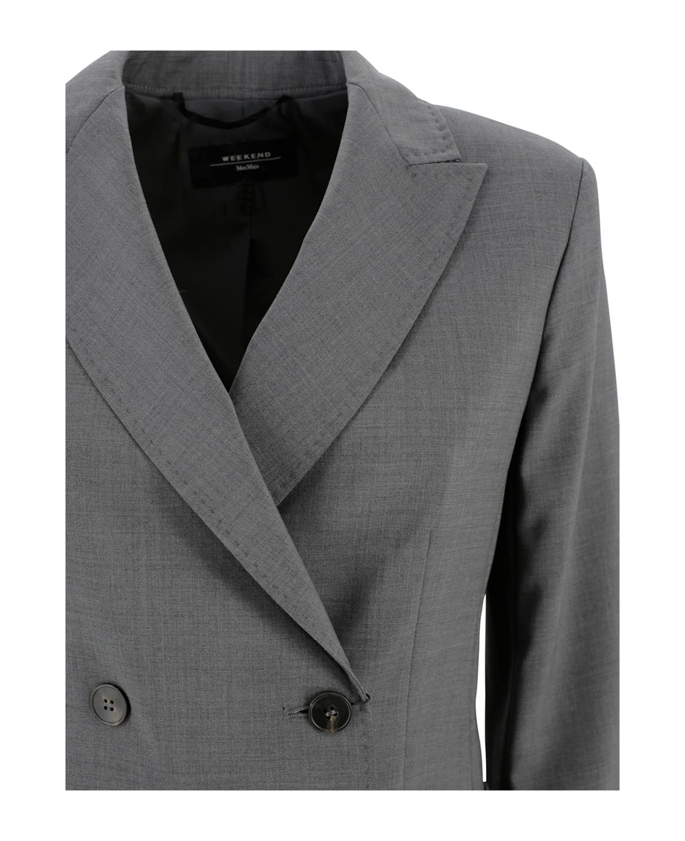 Weekend Max Mara Double-breasted Blazer - Grey