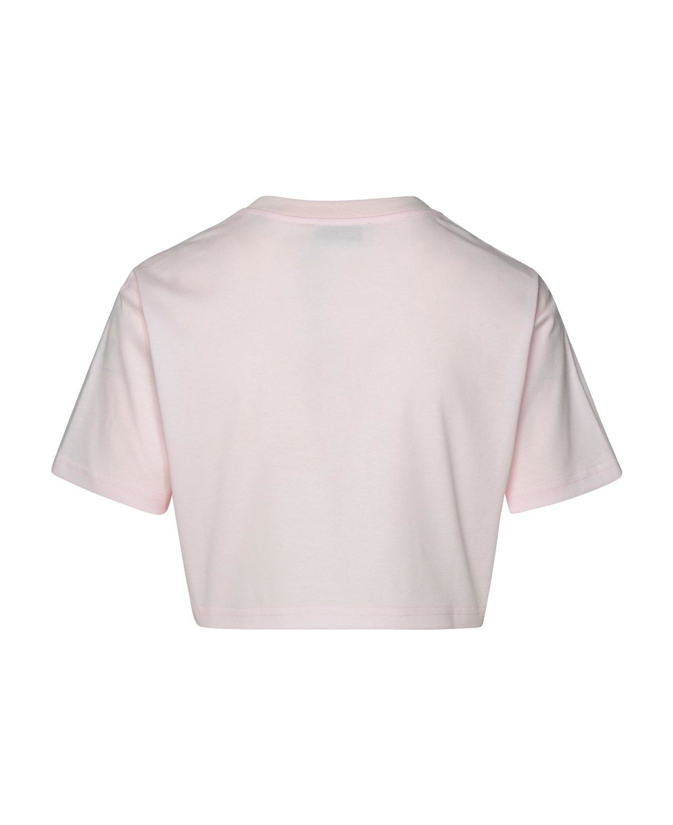 Lanvin Logo Embroidered Cropped T-shirt