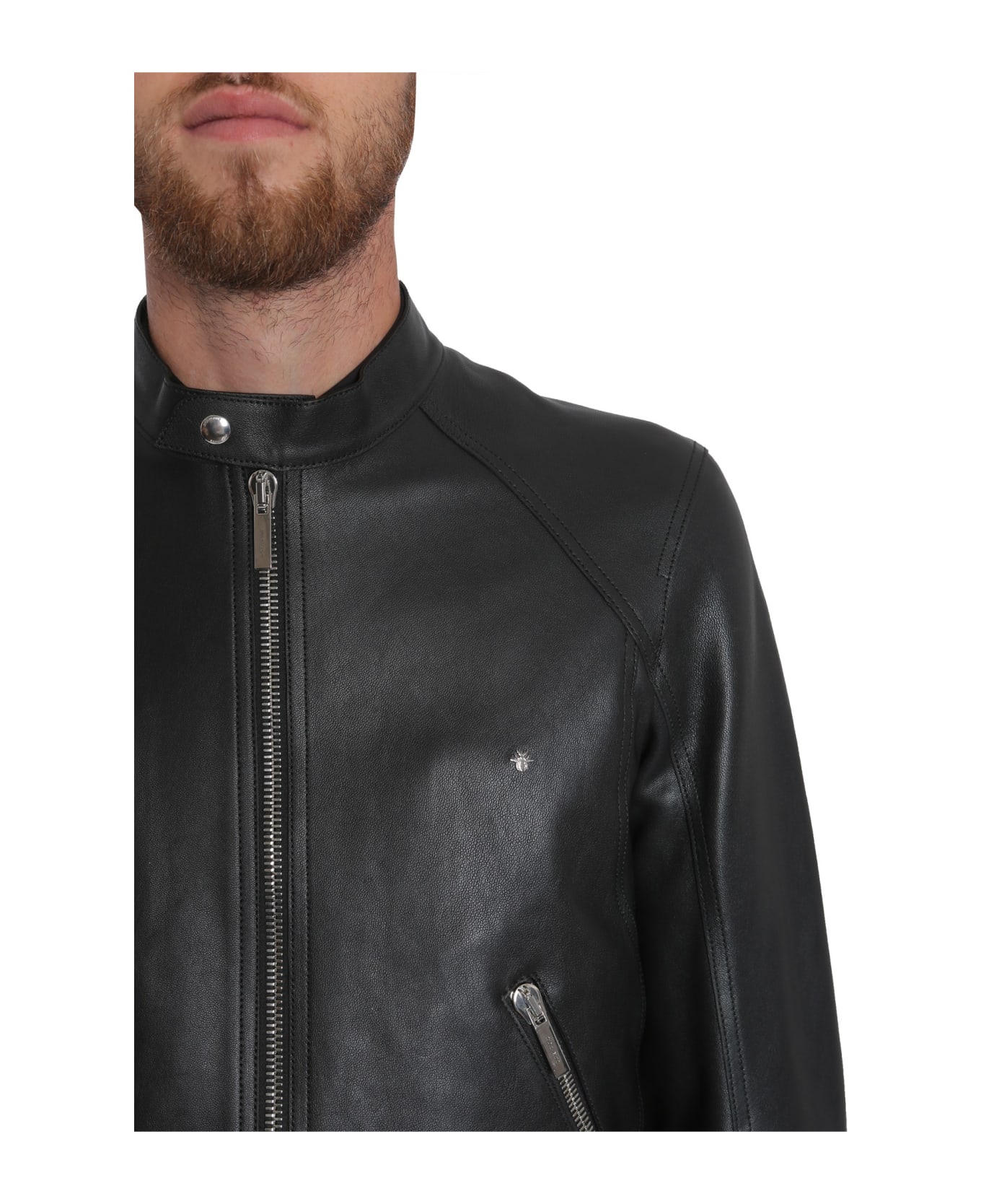 Dior Homme Leather Jacket | italist