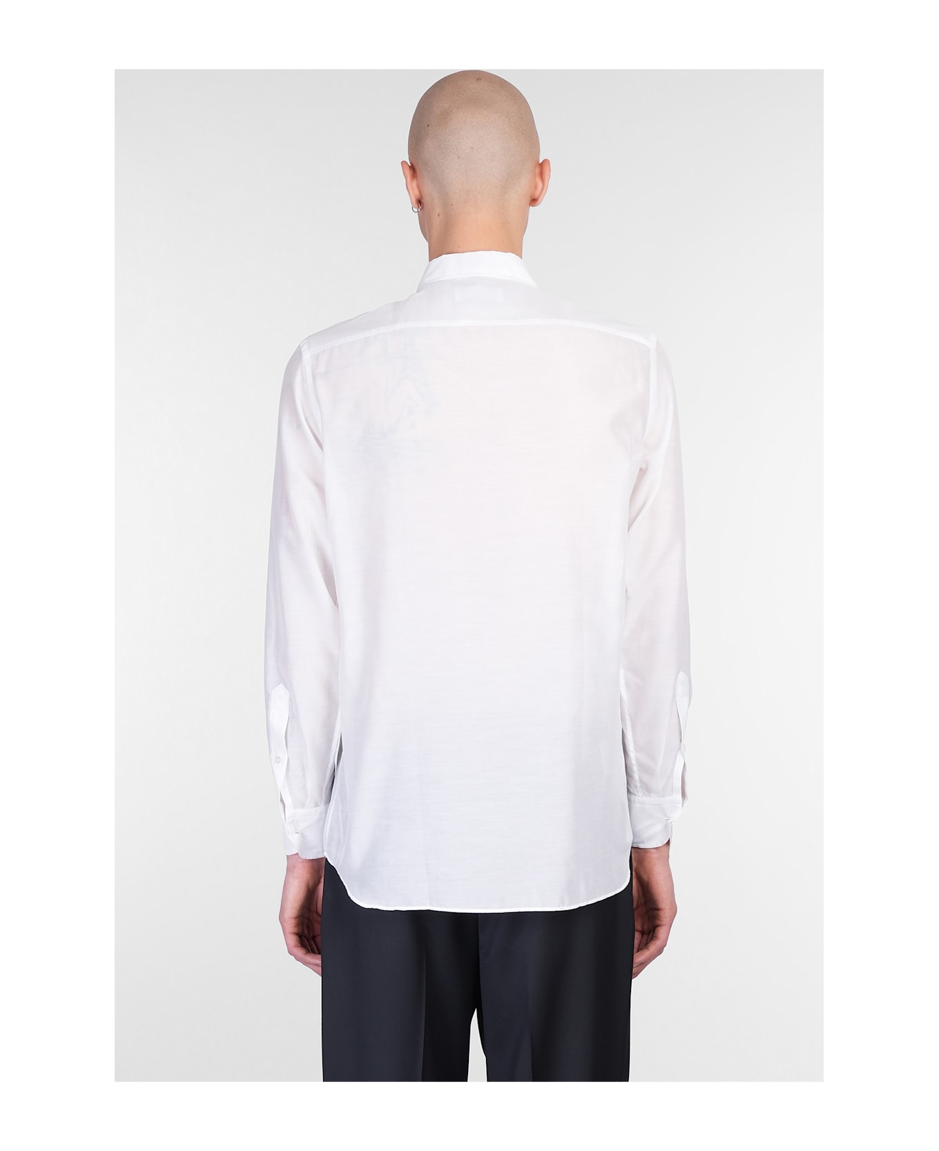 Lardini Shirt In White Cotton - white