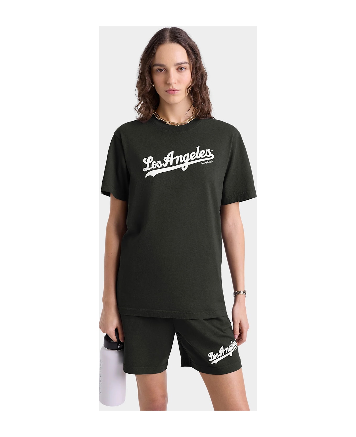 Sporty & Rich Dodgers T-shirt - Faded Black