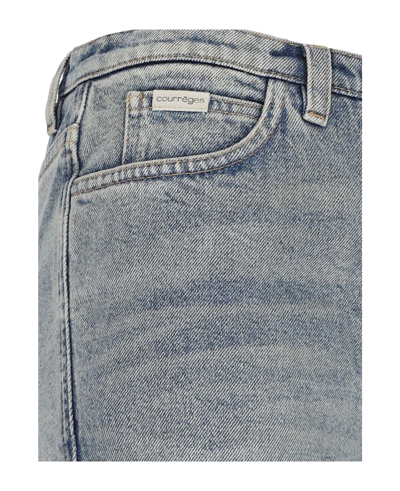 Courrèges Jeans Bootcut - VINTAGE MEDIUM BLUE