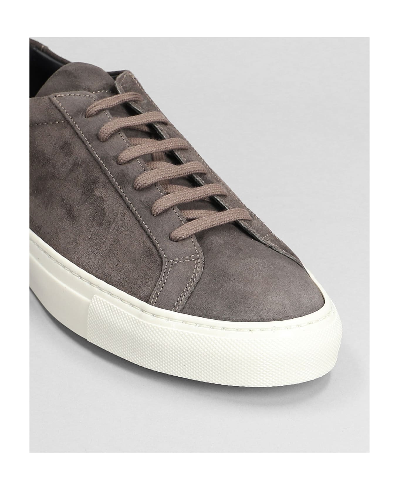 Common Projects Achilles Round-toe Low-top Sneakers - grey