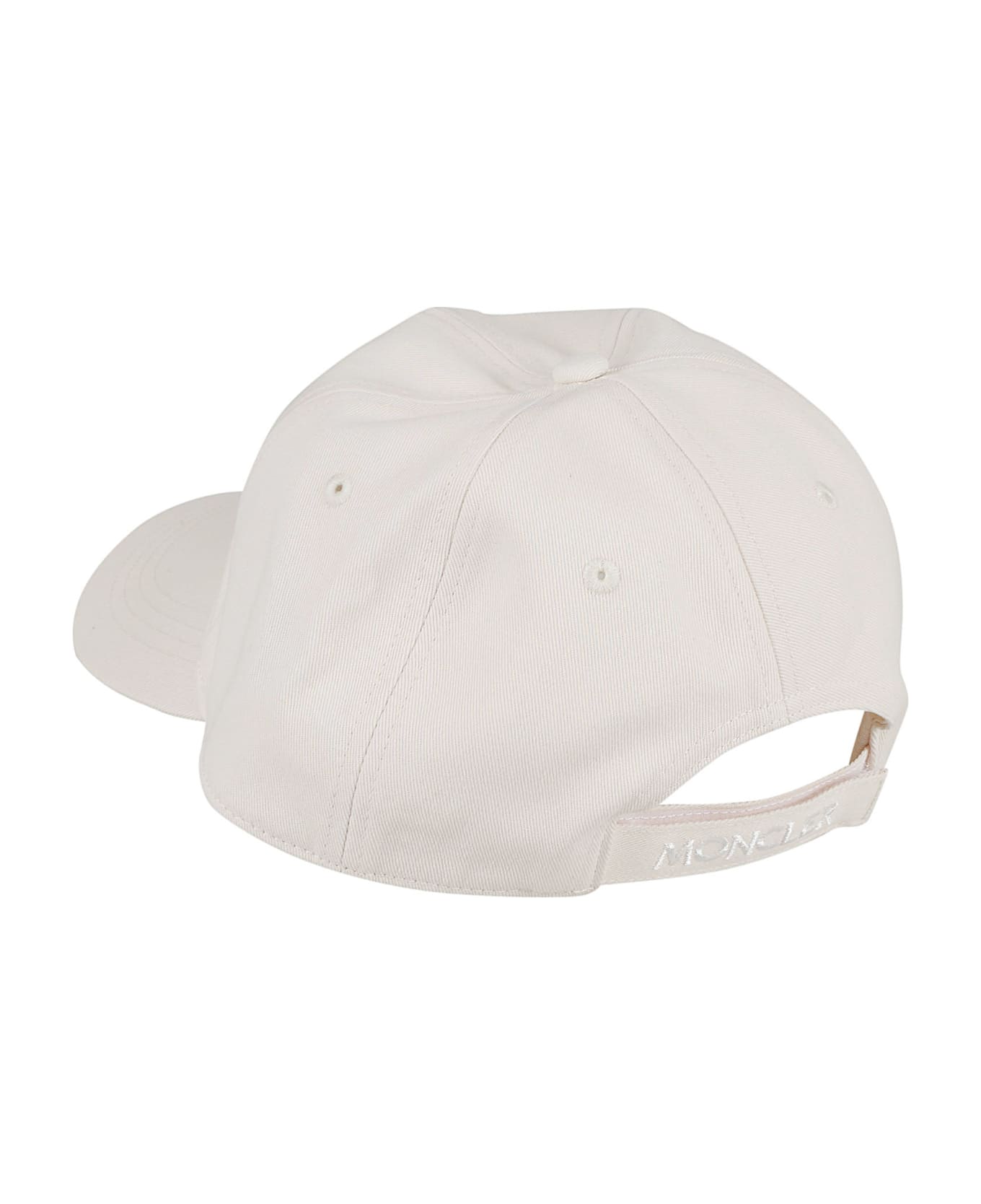 Moncler Logo Patched Baseball Cap - Beige 帽子