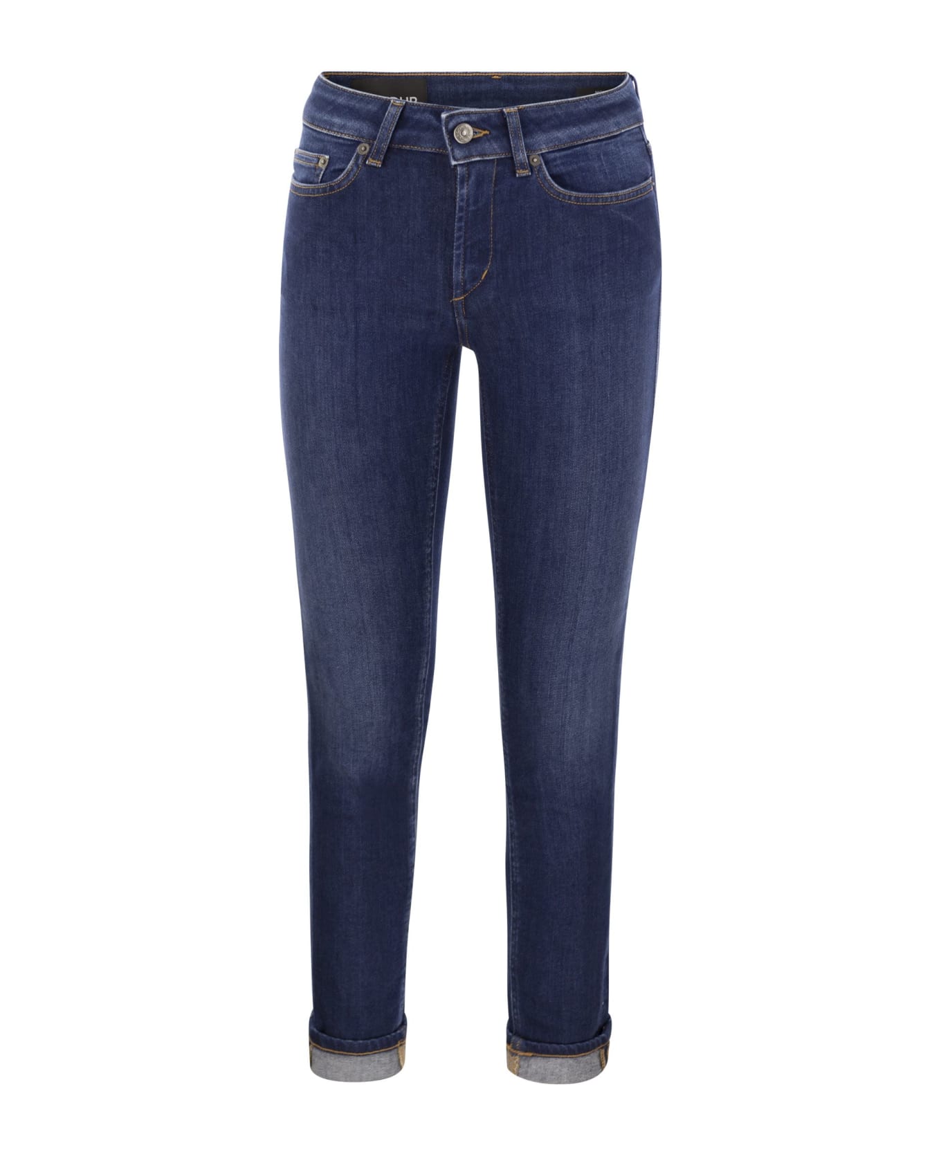 Dondup Monroe - Five-pocket Skinny Fit Jeans - Medium Denim ボトムス