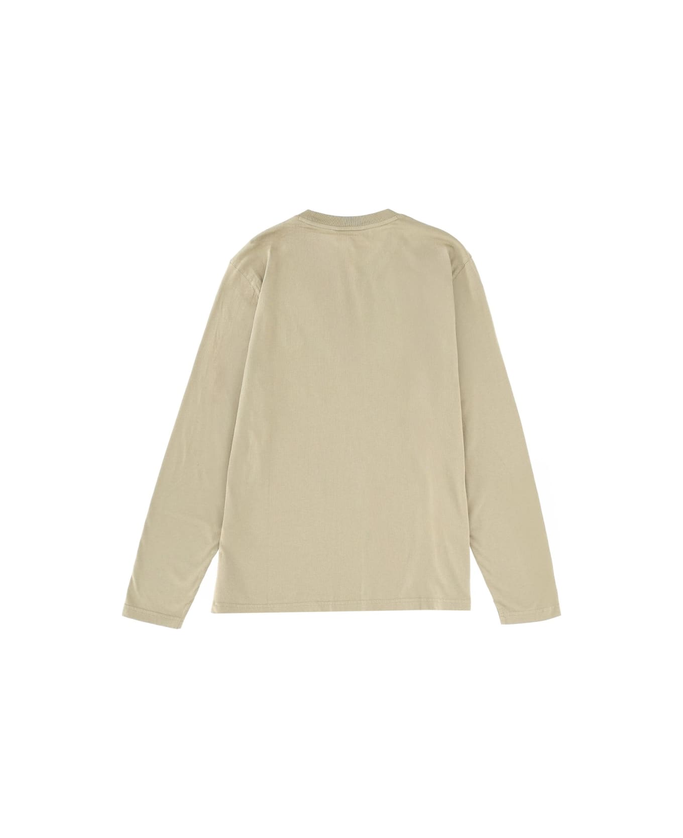 Maison Kitsuné Long Sleeve "fox Head" T-shirt - GREEN