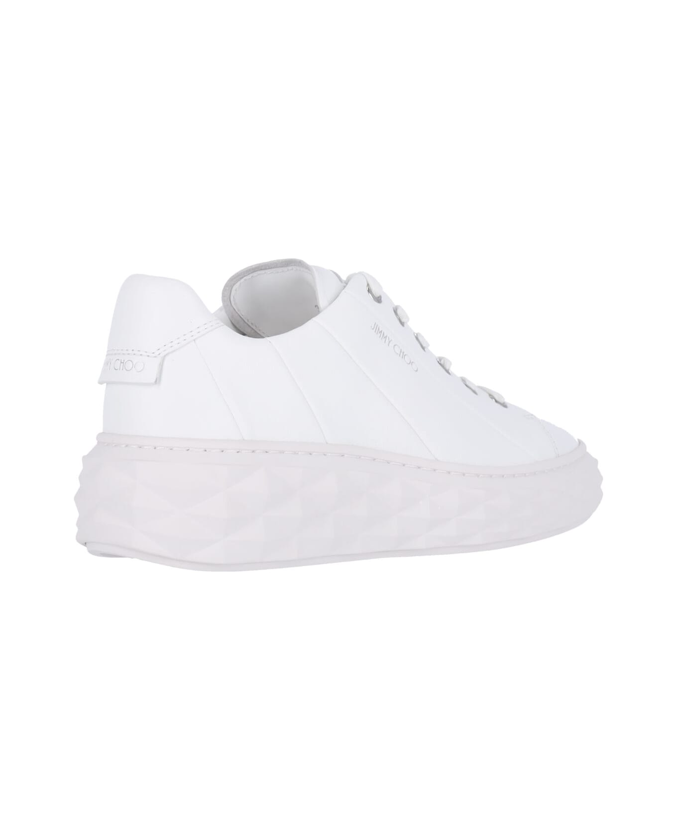Jimmy Choo "diamond Light Maxi/f" Sneakers - White