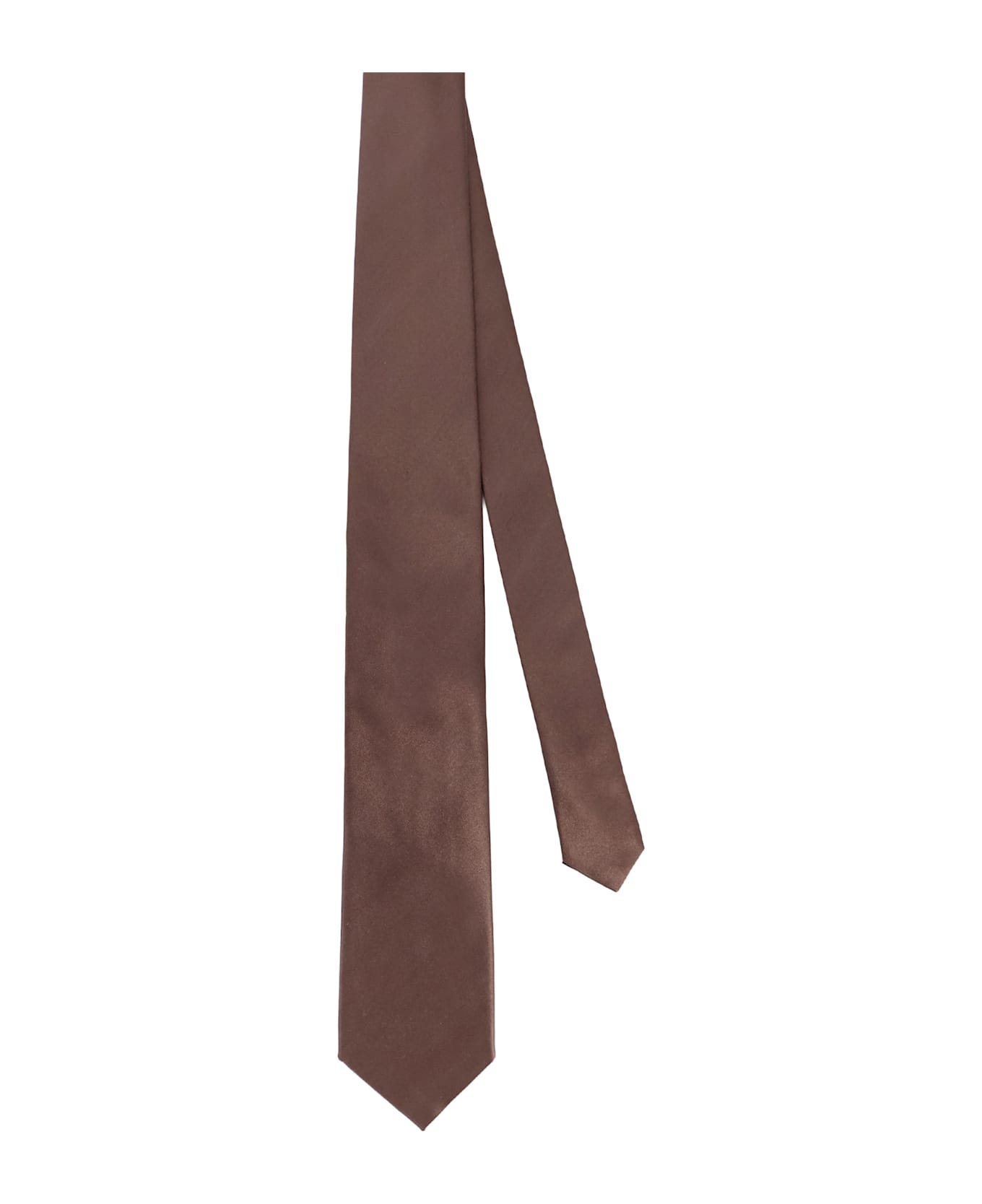 Tom Ford Silk Tie - Dark chocolate