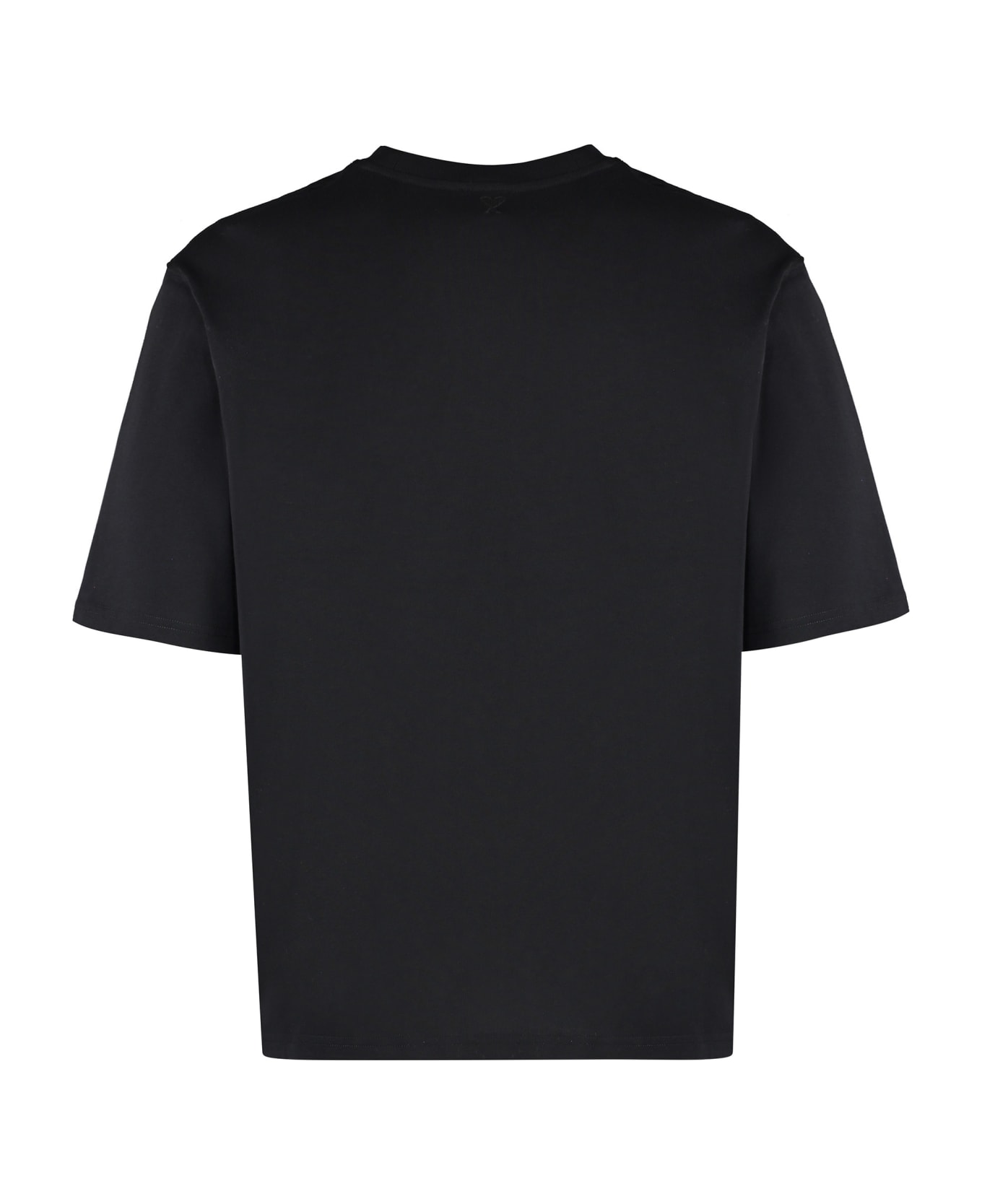 Ami Alexandre Mattiussi Cotton Crew-neck T-shirt - BLACK