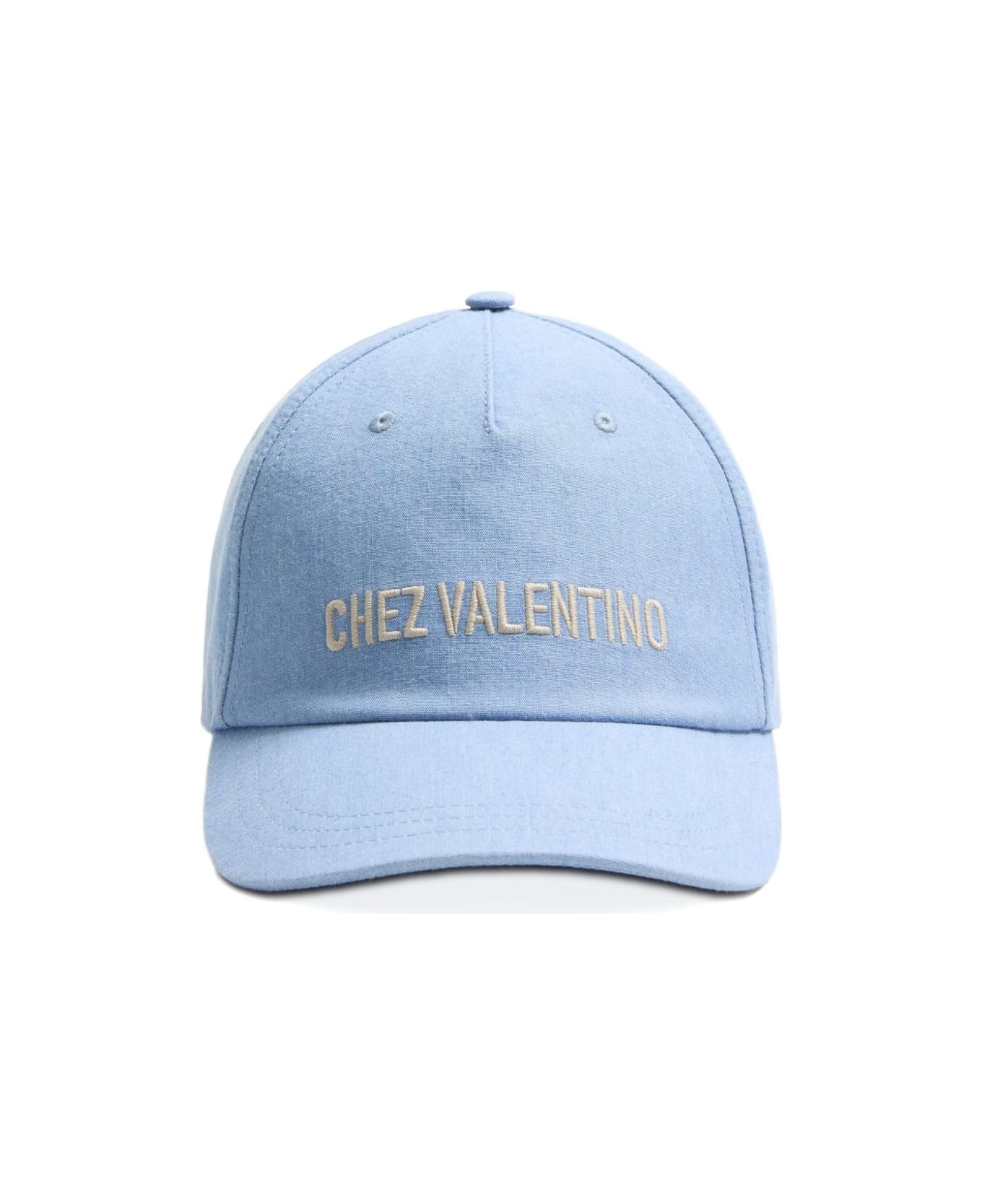 Valentino Garavani Chez Valentino Baseball Cap - Clear Blue