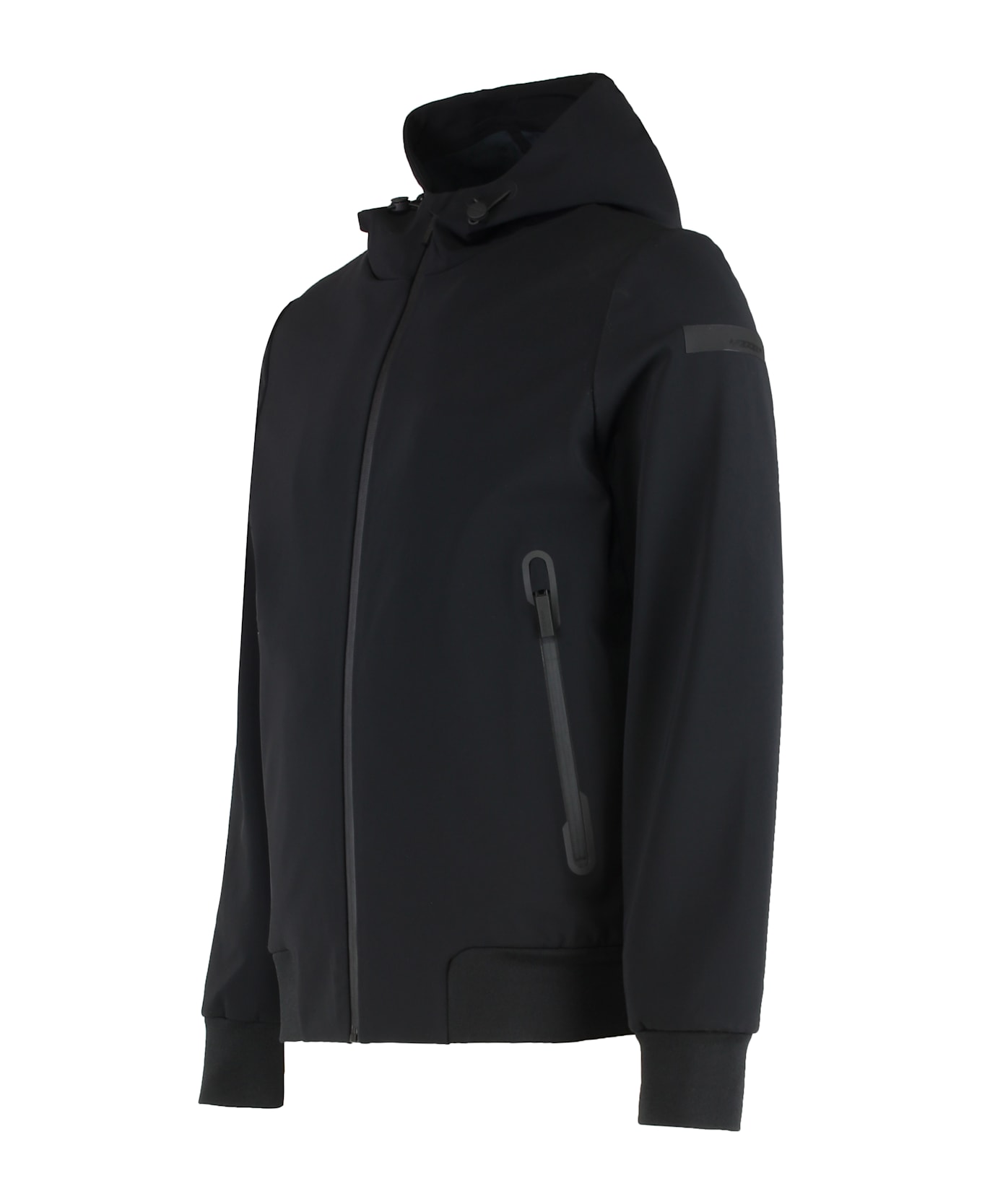 RRD - Roberto Ricci Design Technical Fabric Jacket With Hood - black