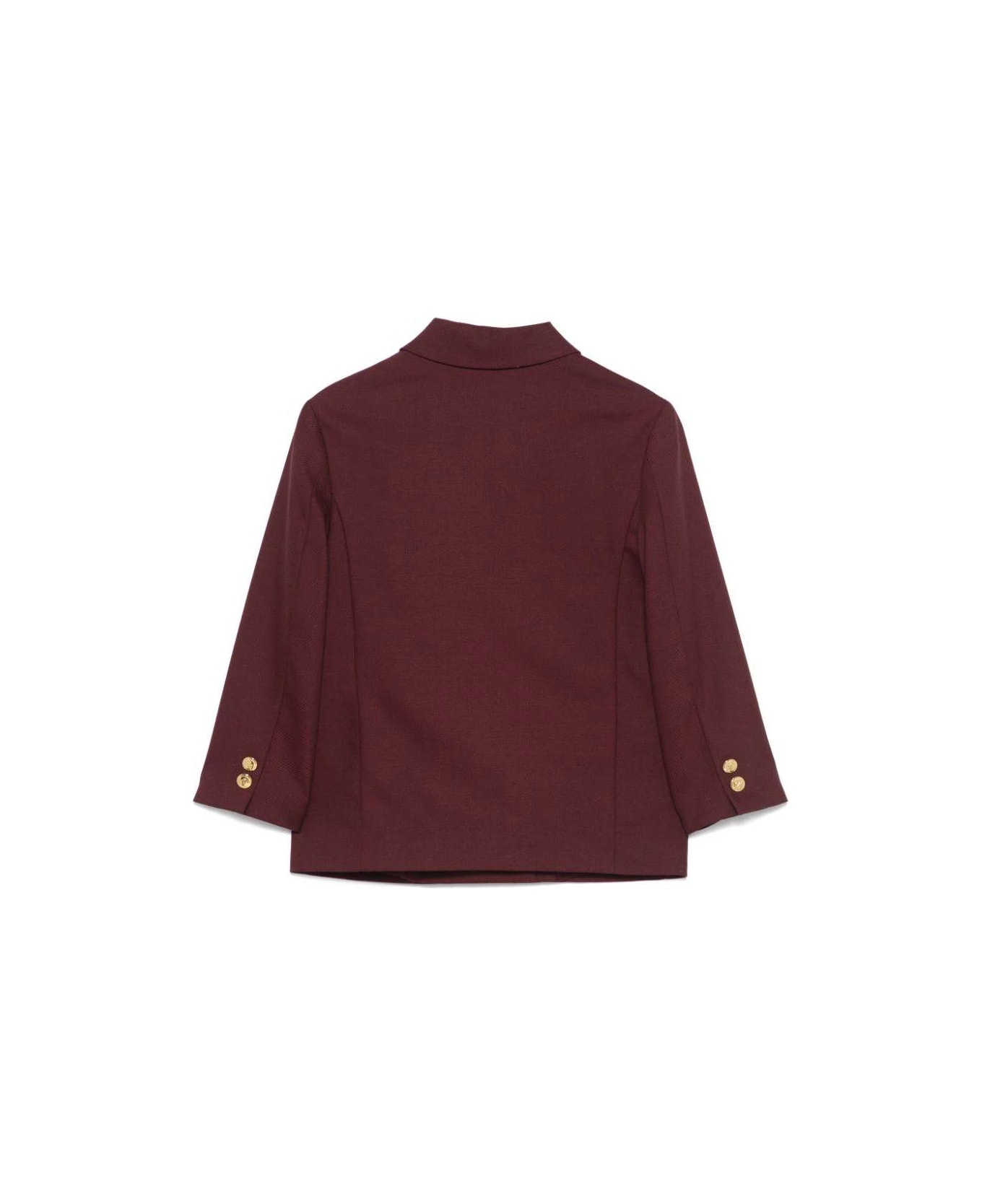 Elisabetta Franchi La Mia Bambina Jacket - Bordeaux