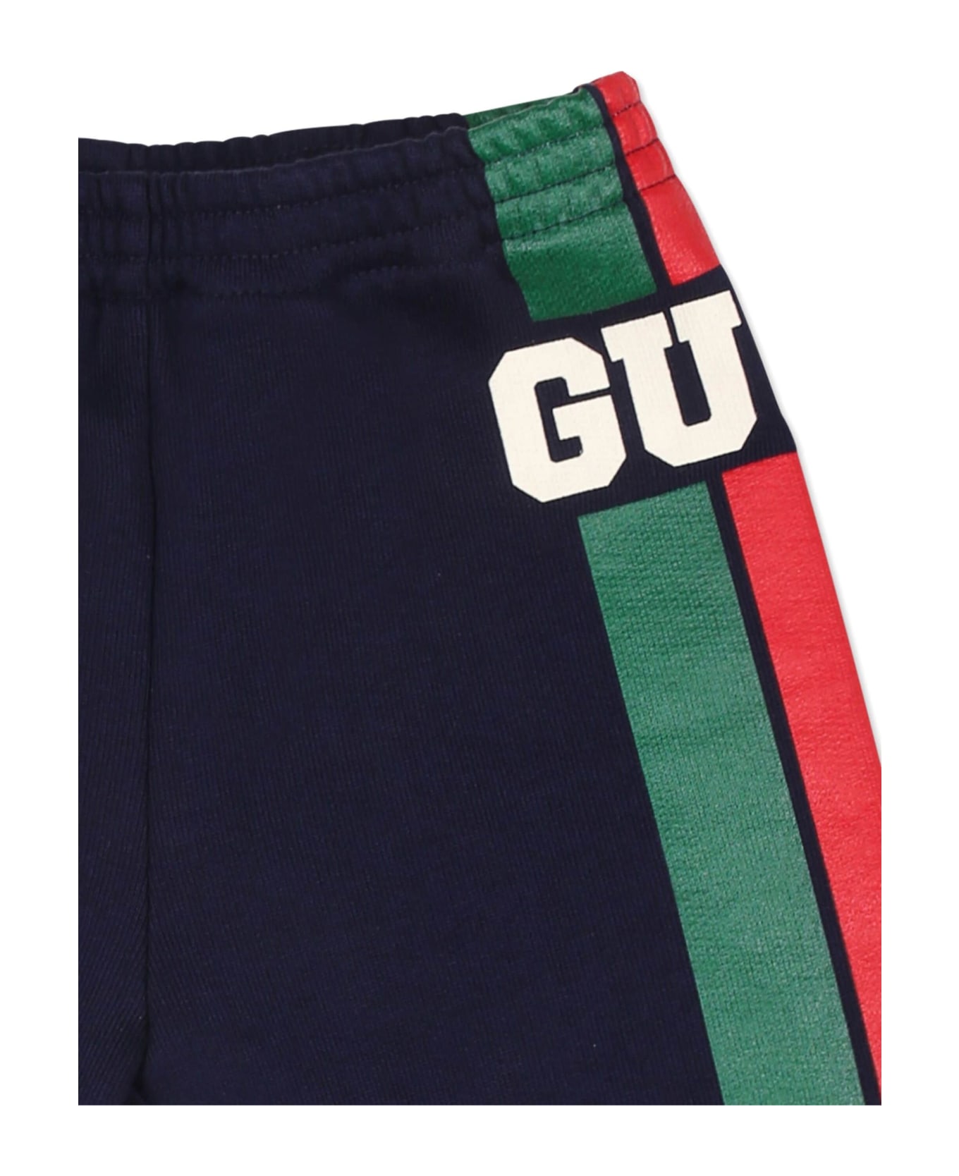 Gucci Kids Trousers Blue - Blue