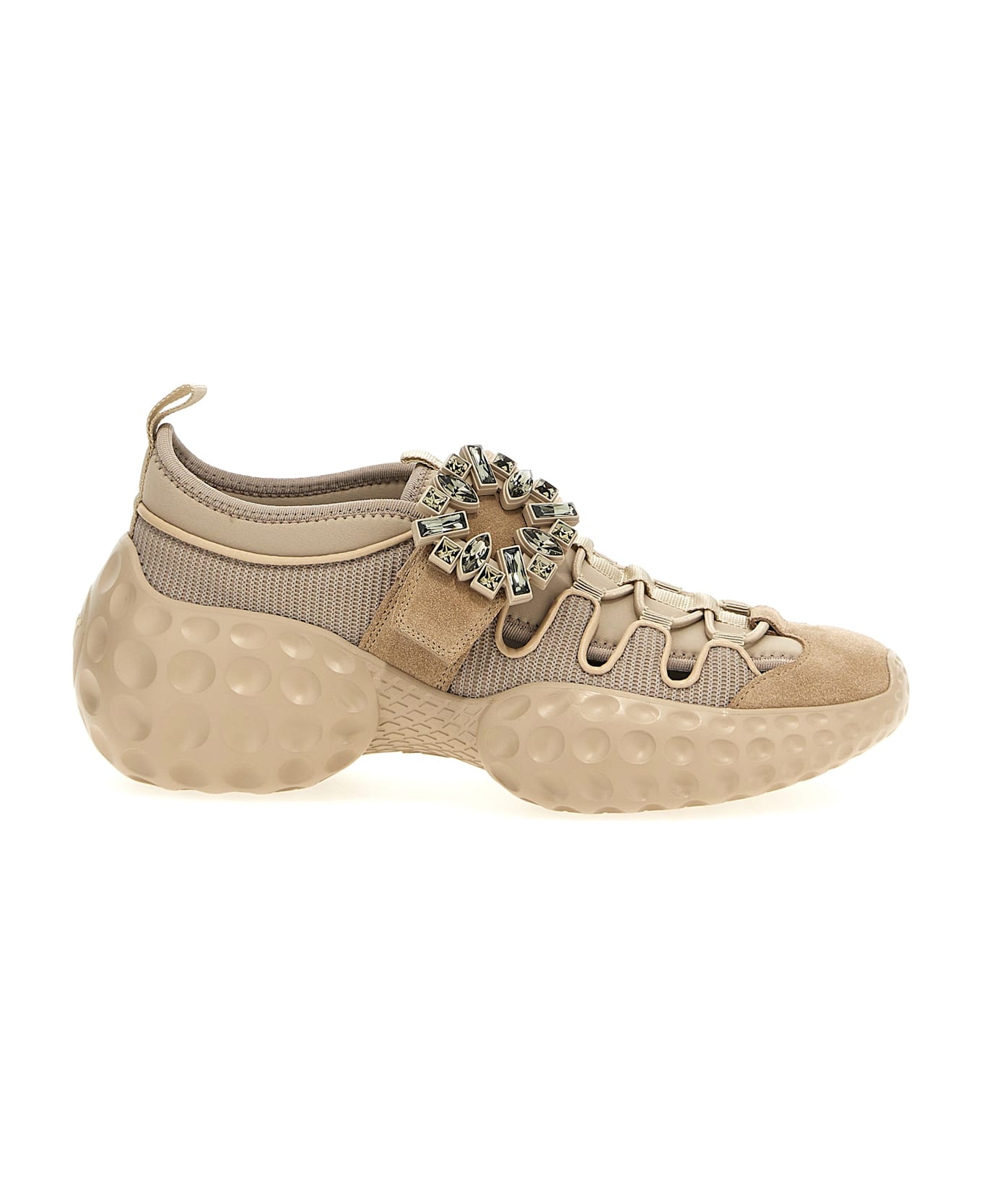 Roger Vivier 
viv
 Run Light Trekky
 Sneakers - Beige