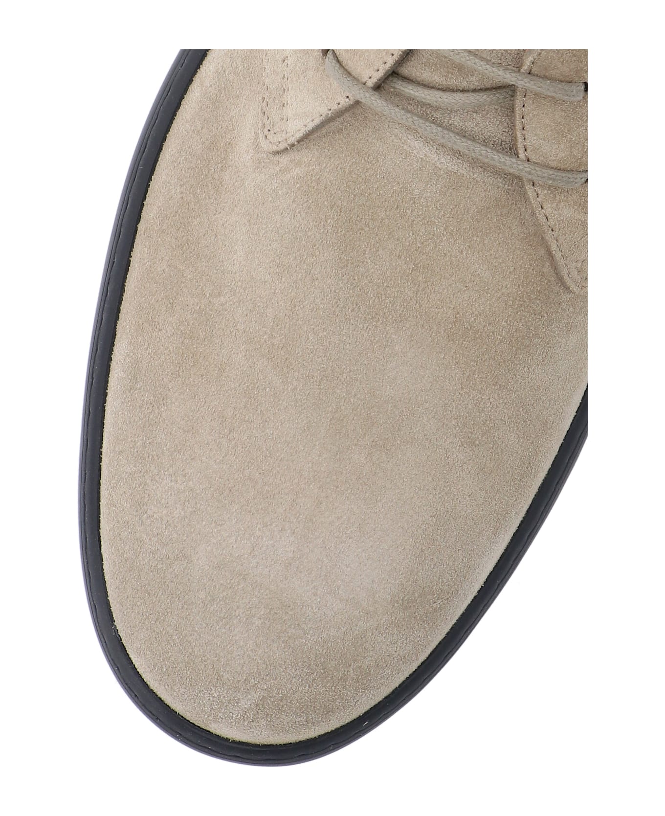 Tod
s Winter Gommino Suede Ankle Boots - Beige