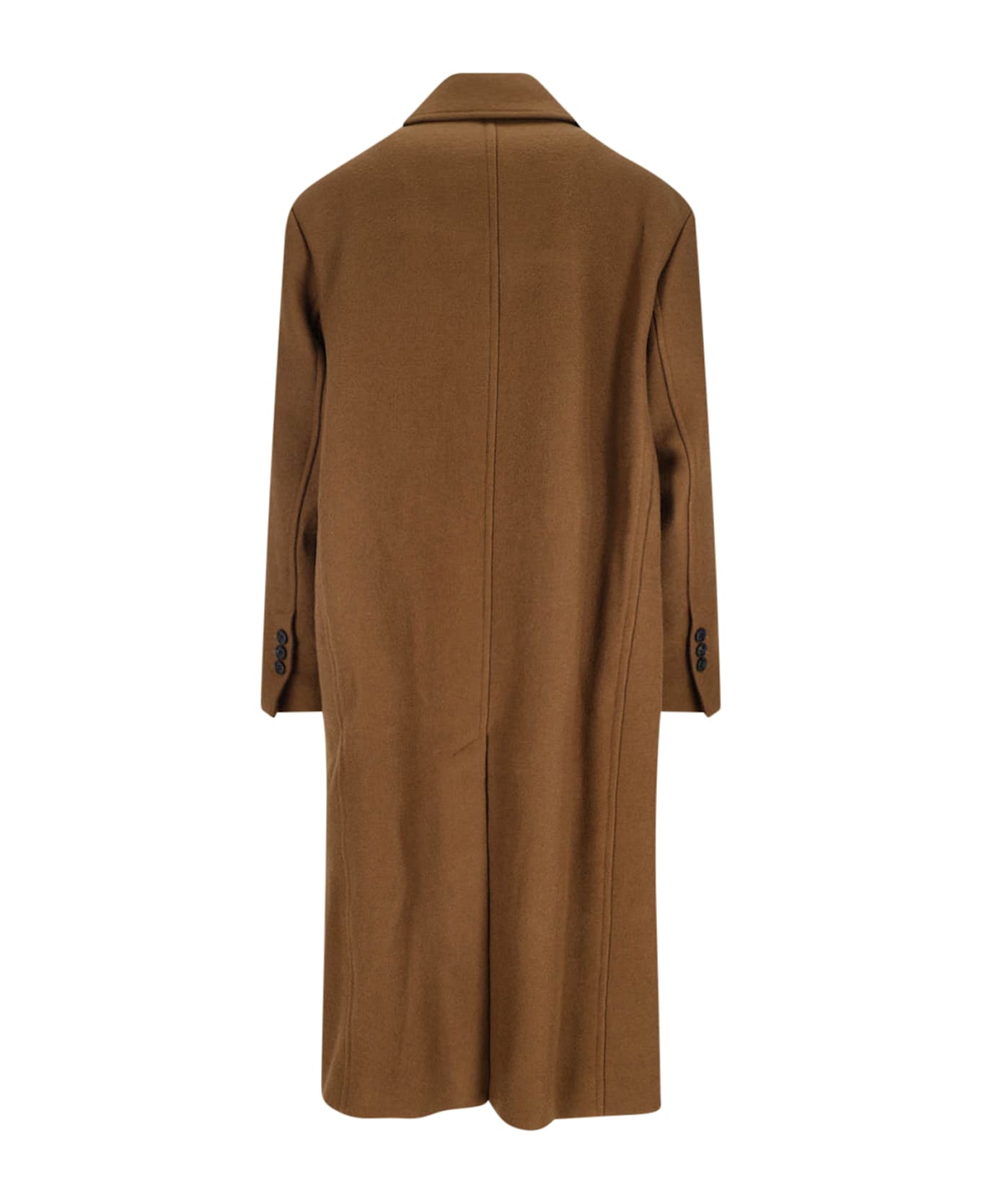 Ami Alexandre Mattiussi Double-breasted Coat - Brown