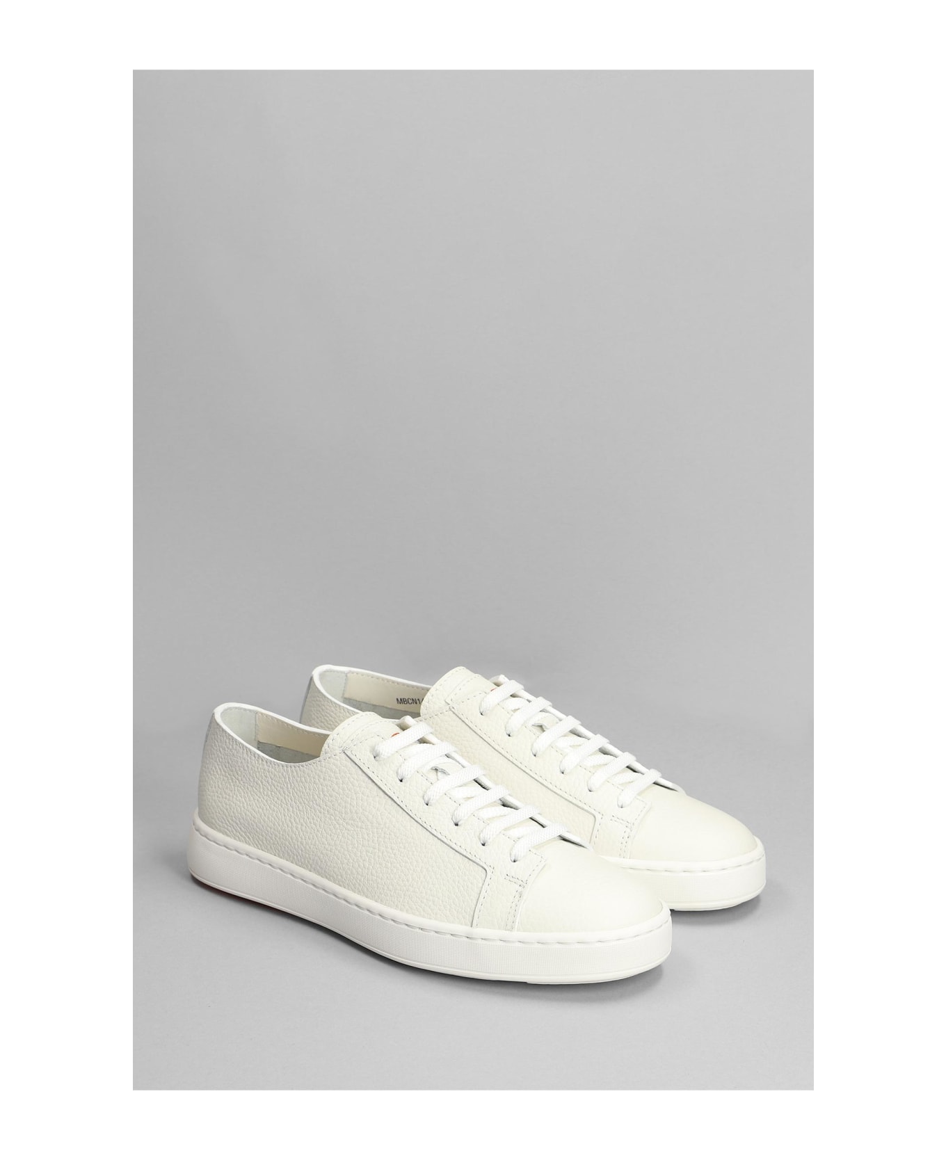 Santoni Cleanic Sneakers In White xclab - white