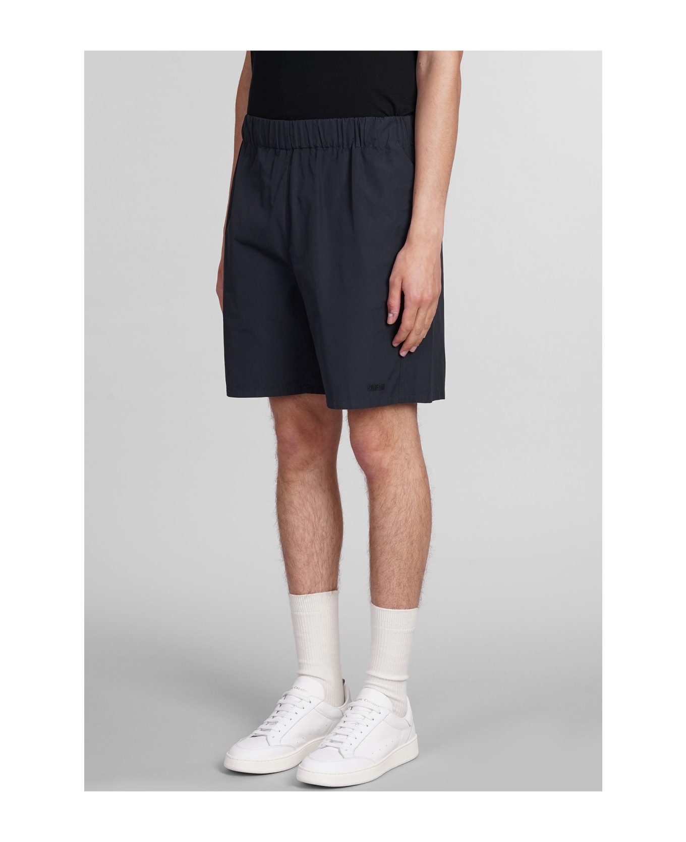 Mauro Grifoni Shorts In Blue Cotton - blue