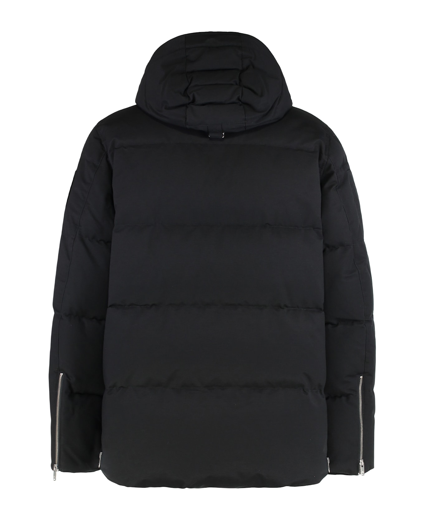 Moose Knuckles Original 3q Down Jacket With Hood - black