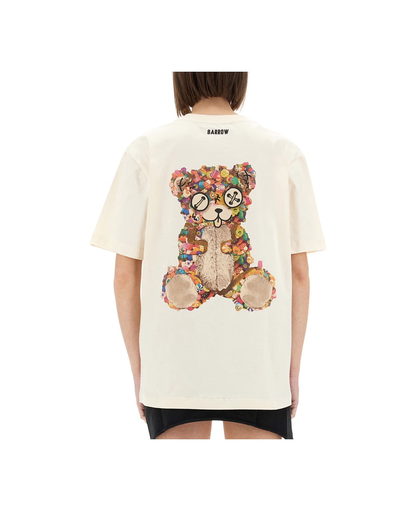 Barrow T-shirt With Print - IVORY