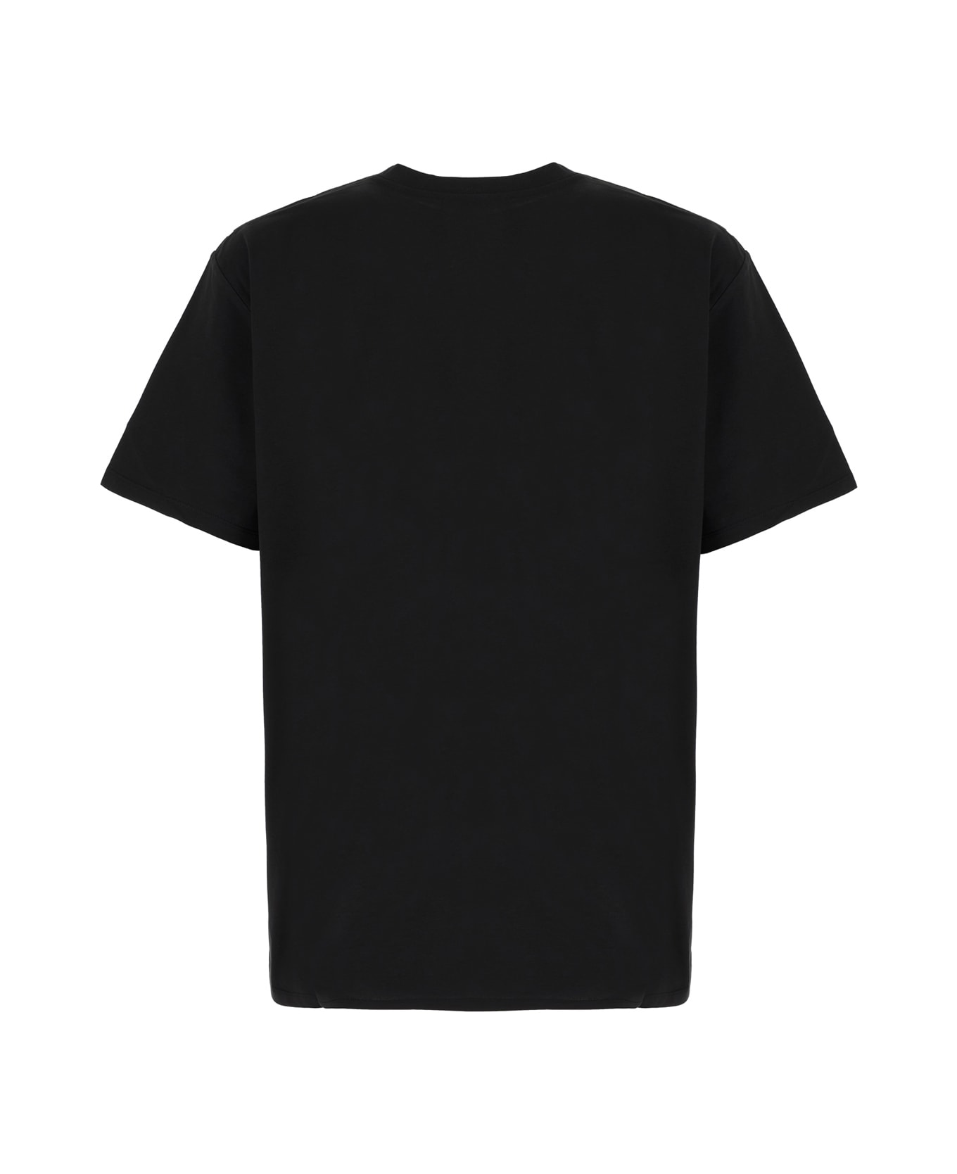 Balmain Black Oversize Cotton T-shirt - NOIR BLANC