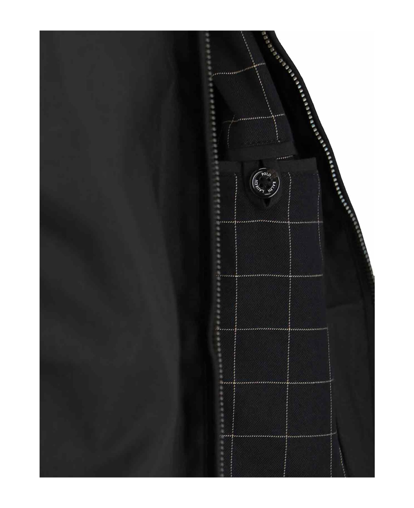 Ralph Lauren Logo Zip Jacket - RL BLACK