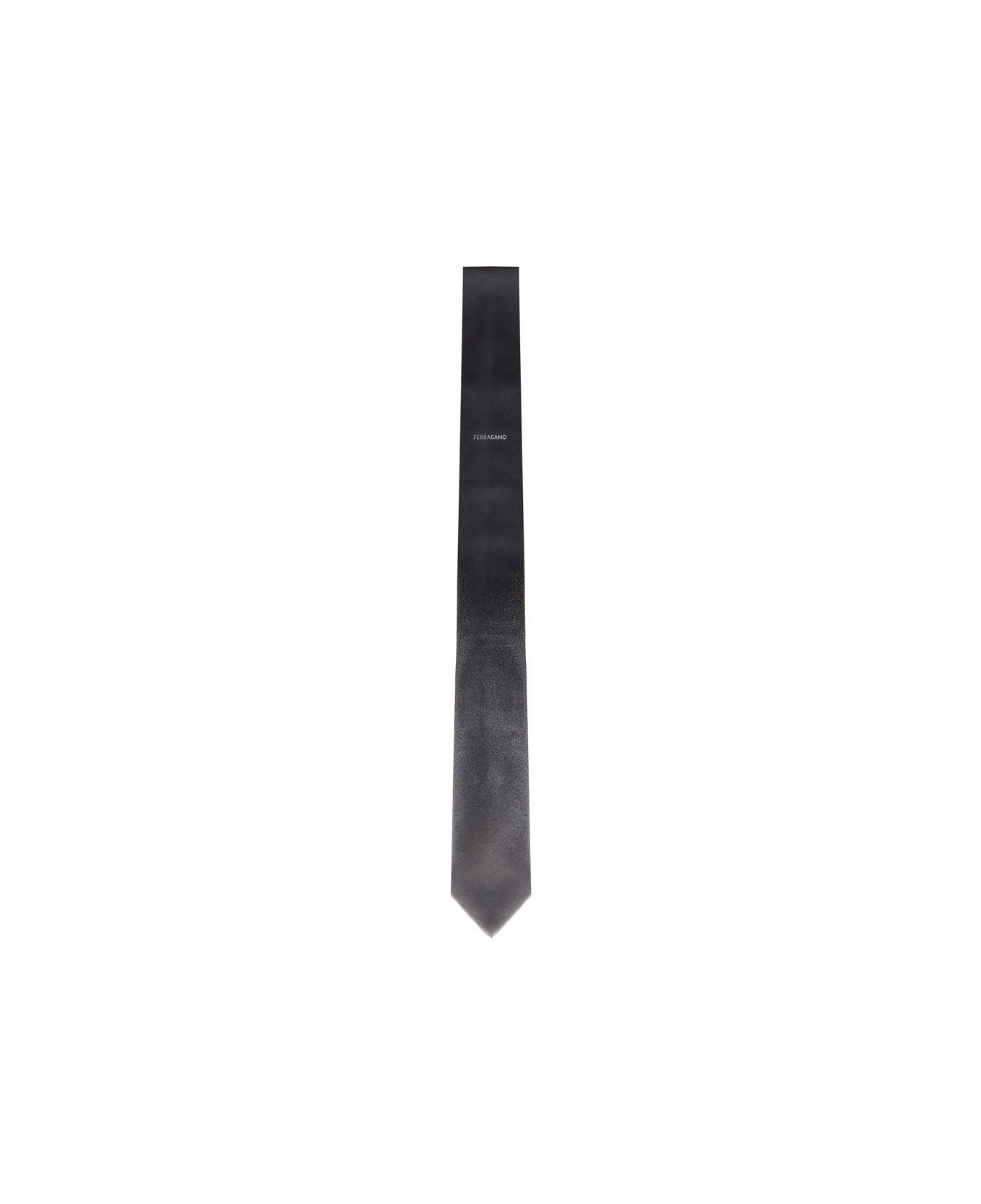 Ferragamo Tie With Shaded Effect - Black, grey